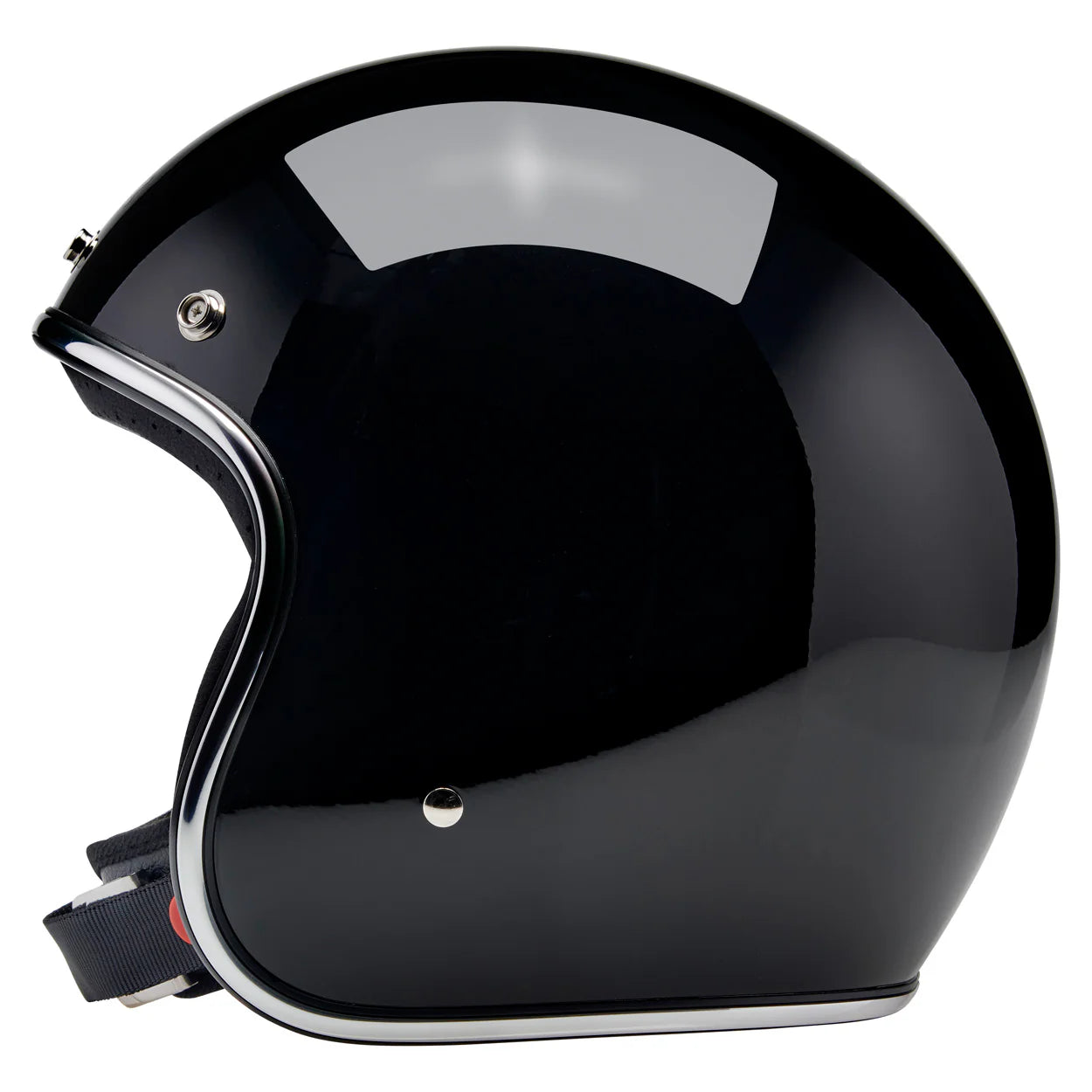 Casco Abierto Biltwell Bonanza - Negro Brillante