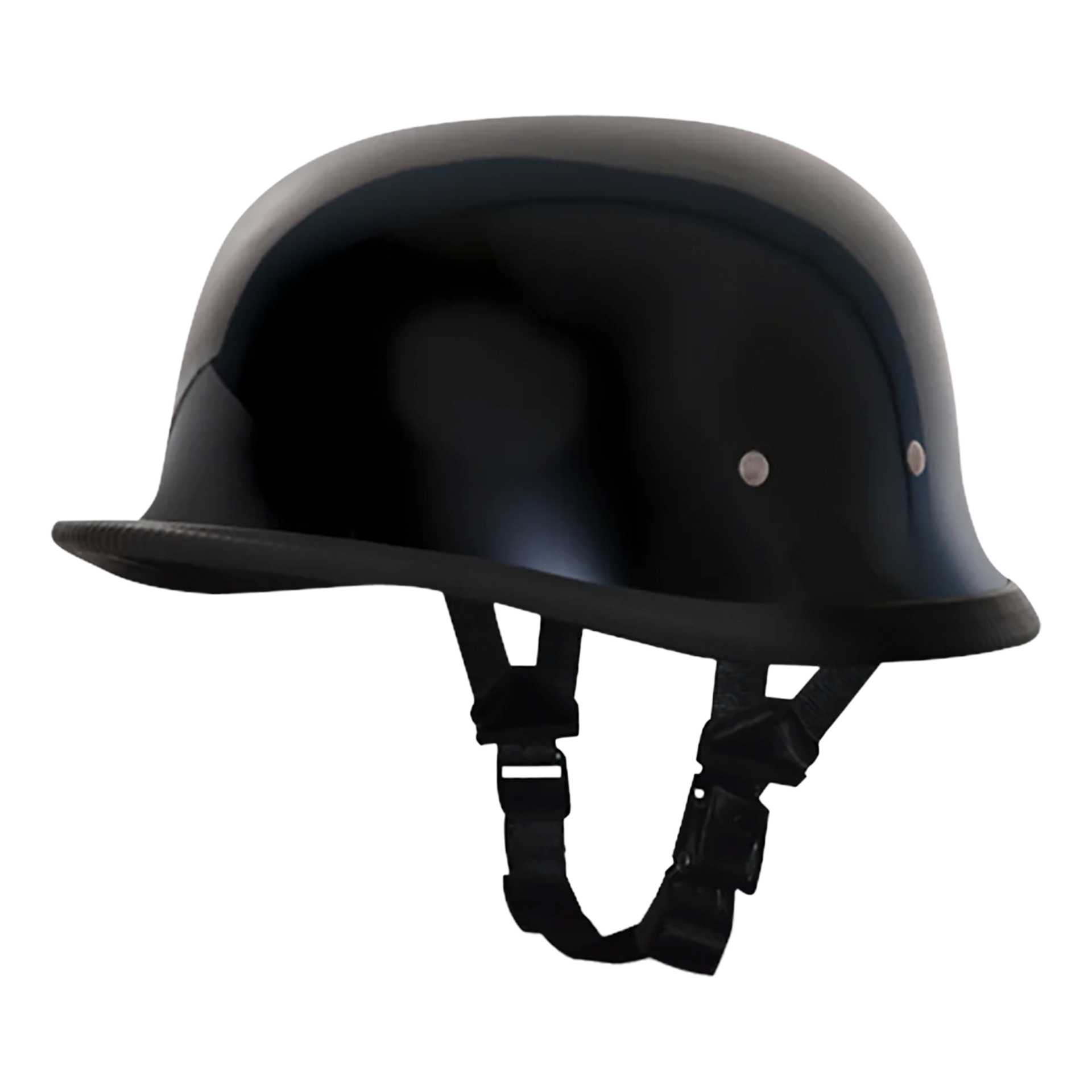 Casco Abierto Daytona Helmets Novelty Alemán - Negro Brillante