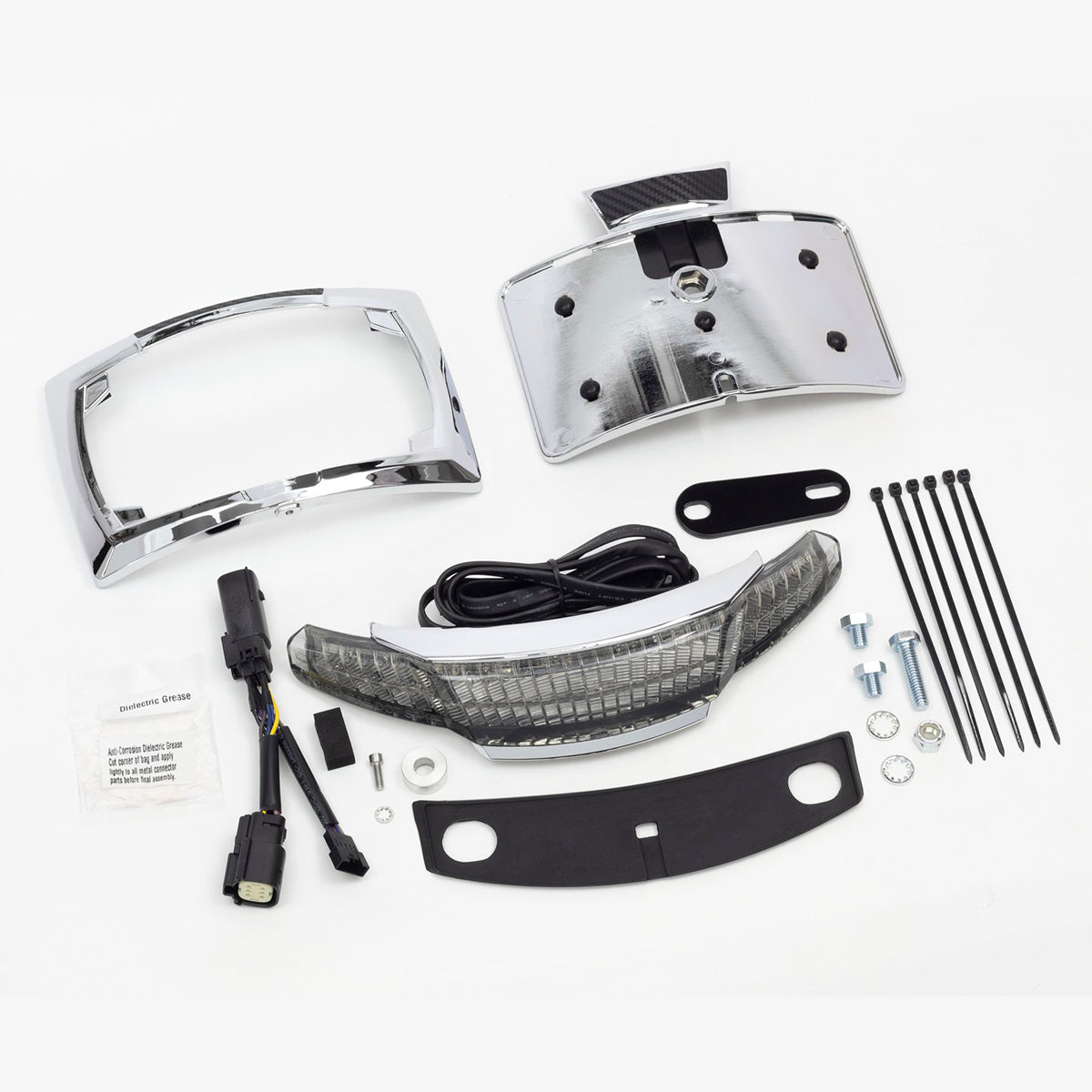Ciro Porta Placas con Luz de Stop para Harley Davidson Touring