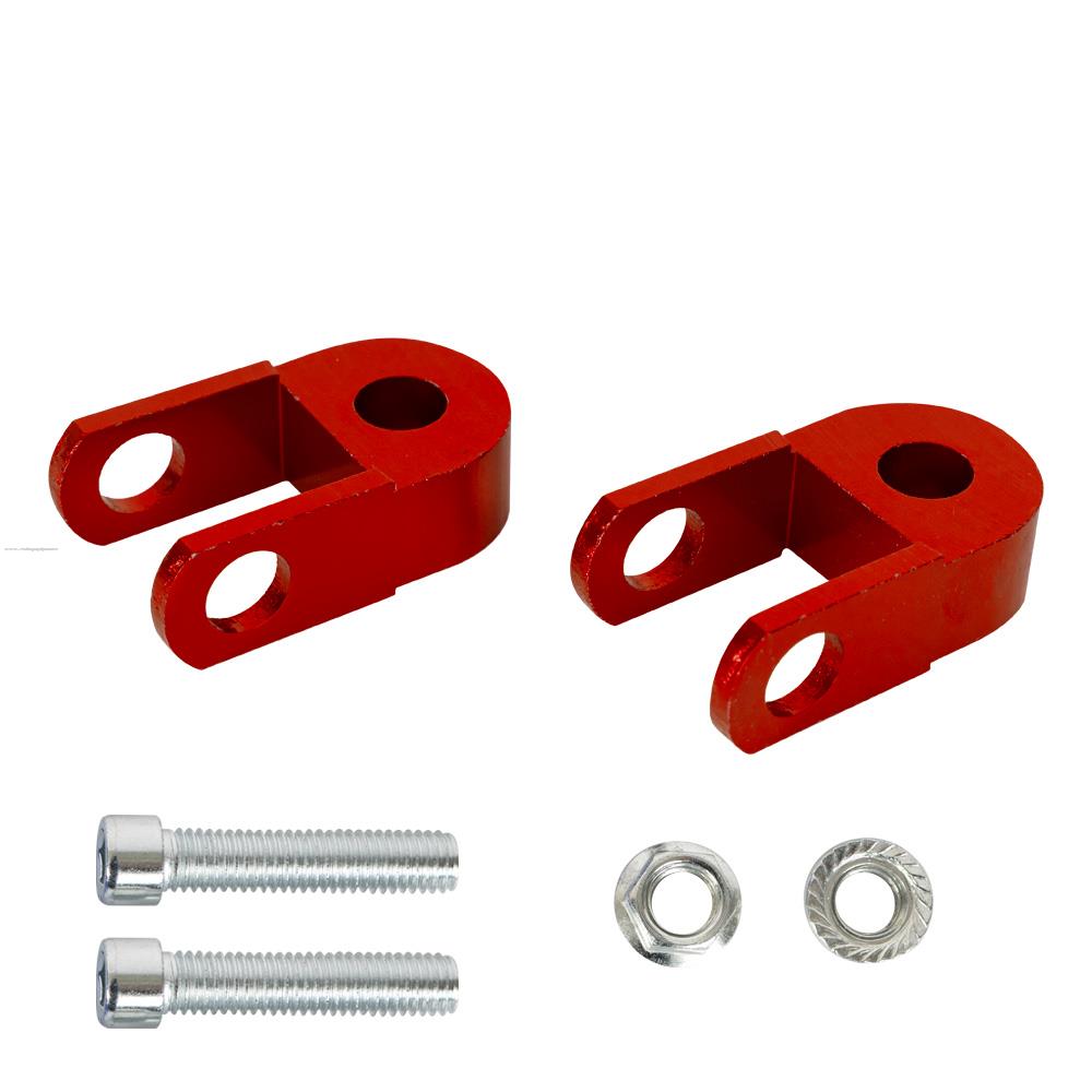 Extension de Amortiguador Aluminio Altura 30mm Rojo Promoto