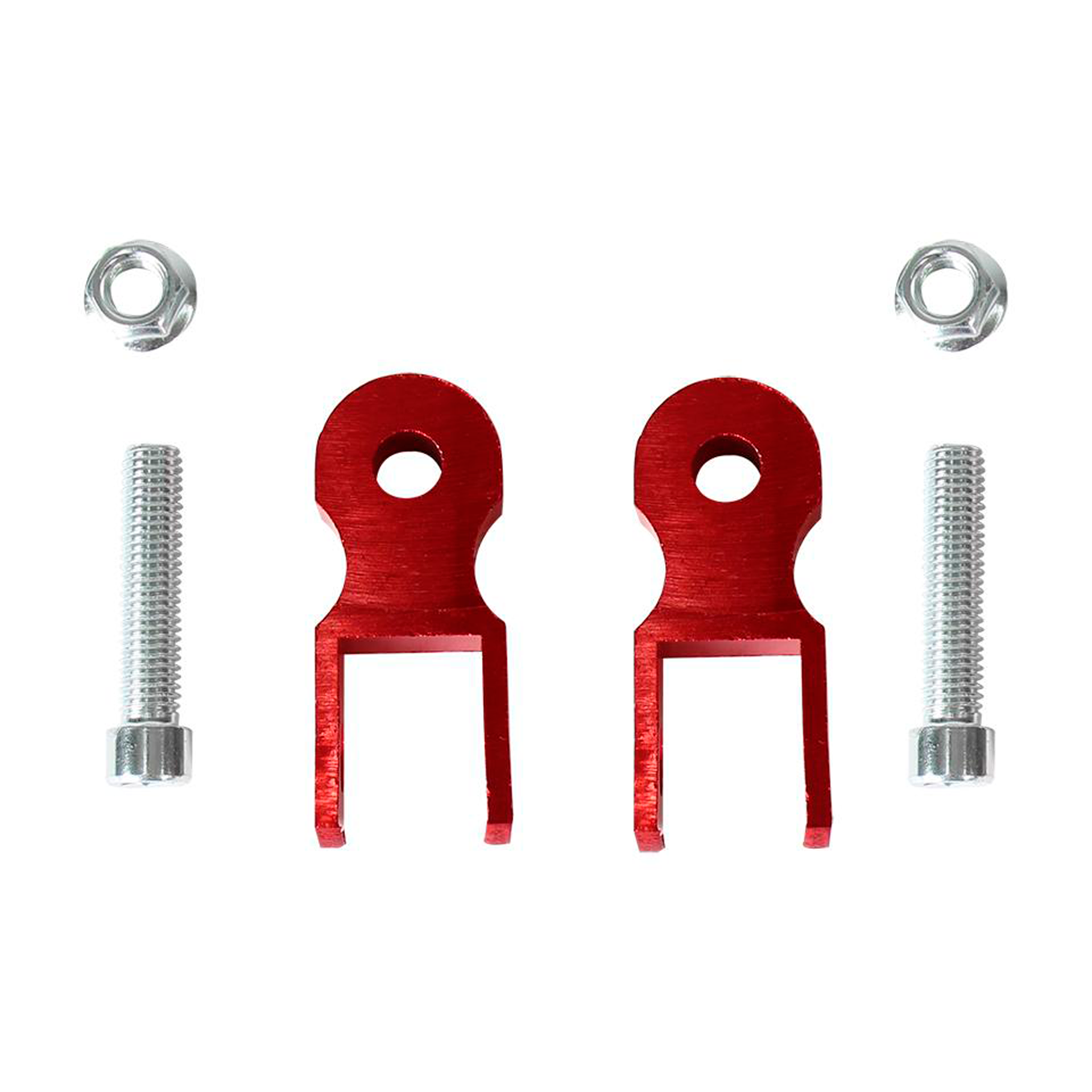Extension de Amortiguador Aluminio para Altura 40mm Rojo Promoto