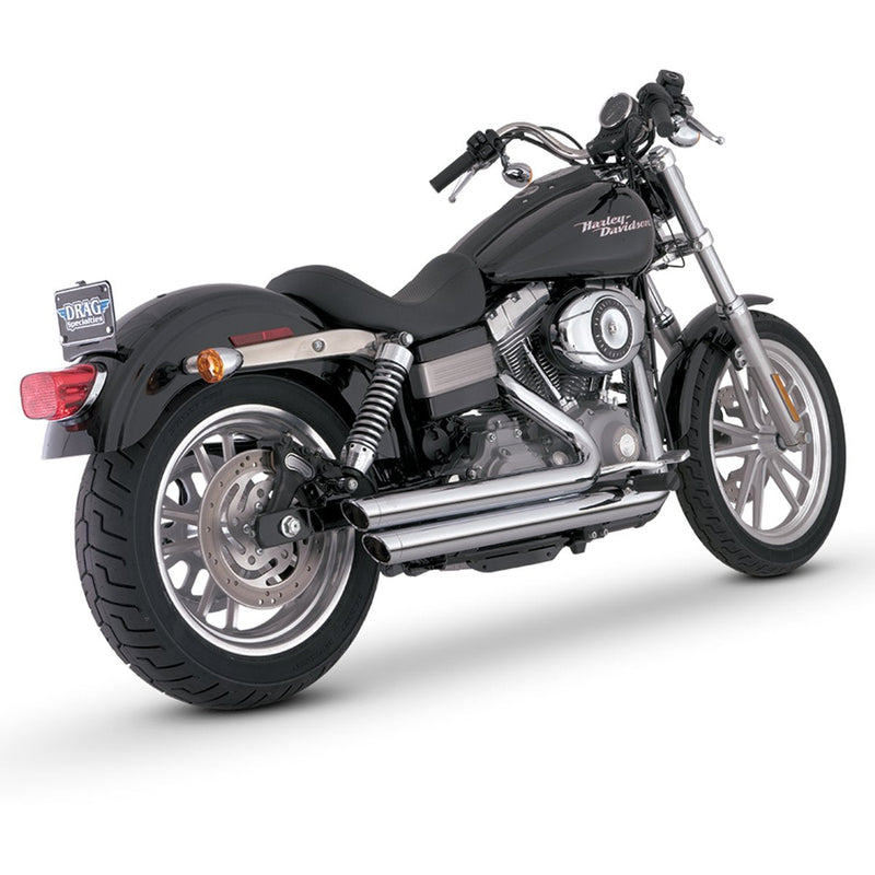Escape Vance & Hines Big Shots Staggered Cromo para Harley Davidson '10-'17 Dyna (Sistema Completo)