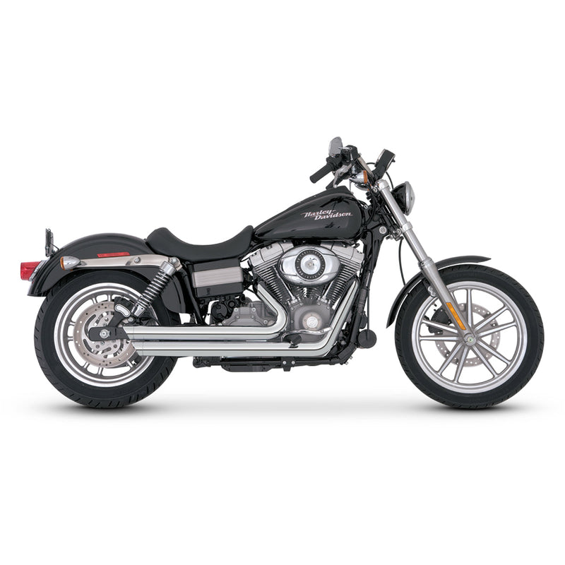 Escape Vance & Hines Big Shots Staggered Cromo para Harley Davidson '10-'17 Dyna (Sistema Completo)