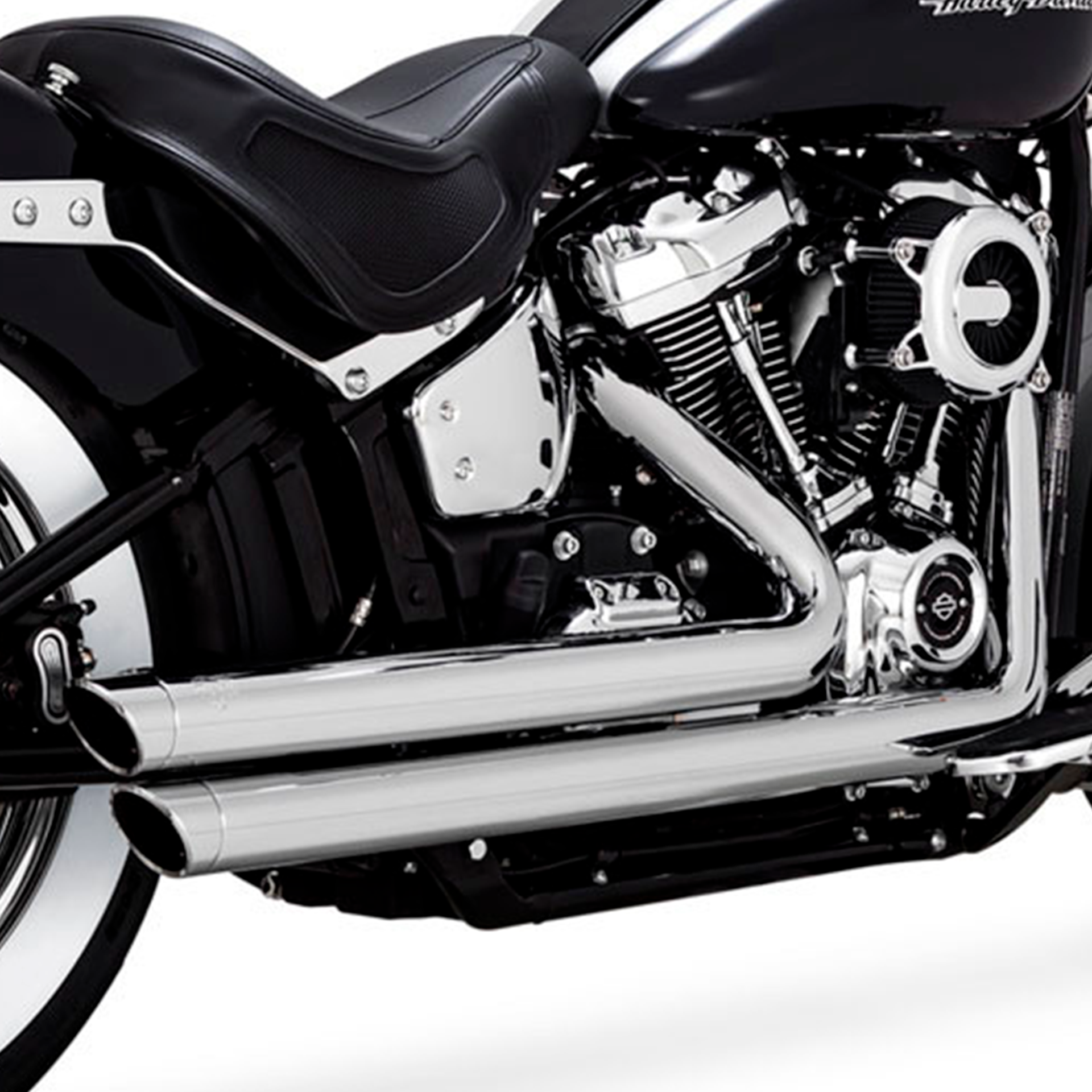 Escape Vance & Hines Big Shots Staggered Cromo para Harley Davidson '18-'24 Softail (Sistema Completo)