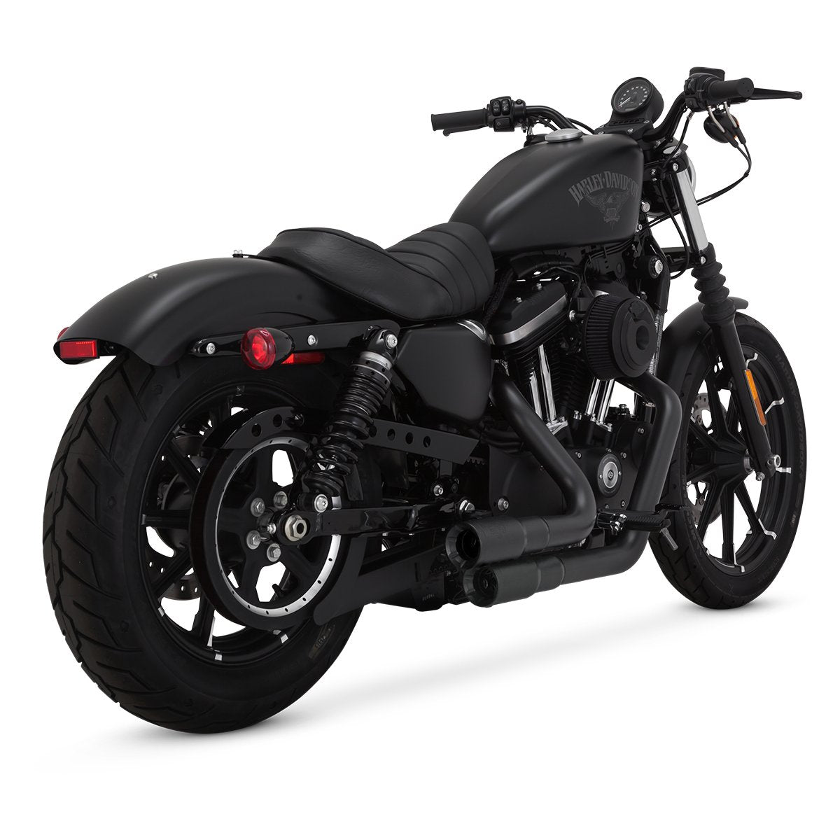 Escape Vance & Hines Mini Grenades Negro para Harley Davidson '04-'22 Sportster (Sistema Completo)