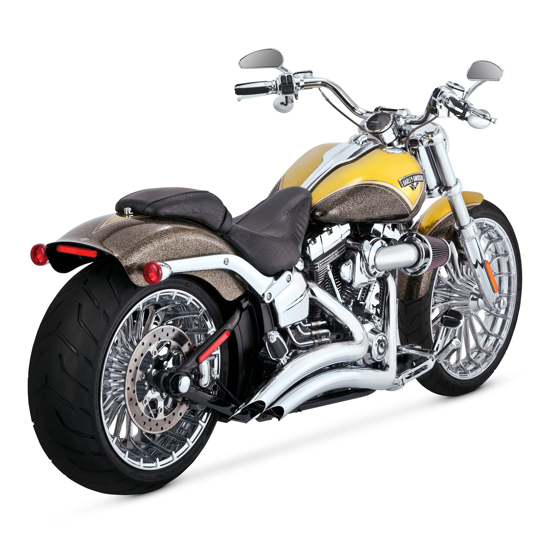 Escape Vance & Hines Big Radius Cromo para Harley Davidson '13-'17 Softail Breakout (Sistema Completo)
