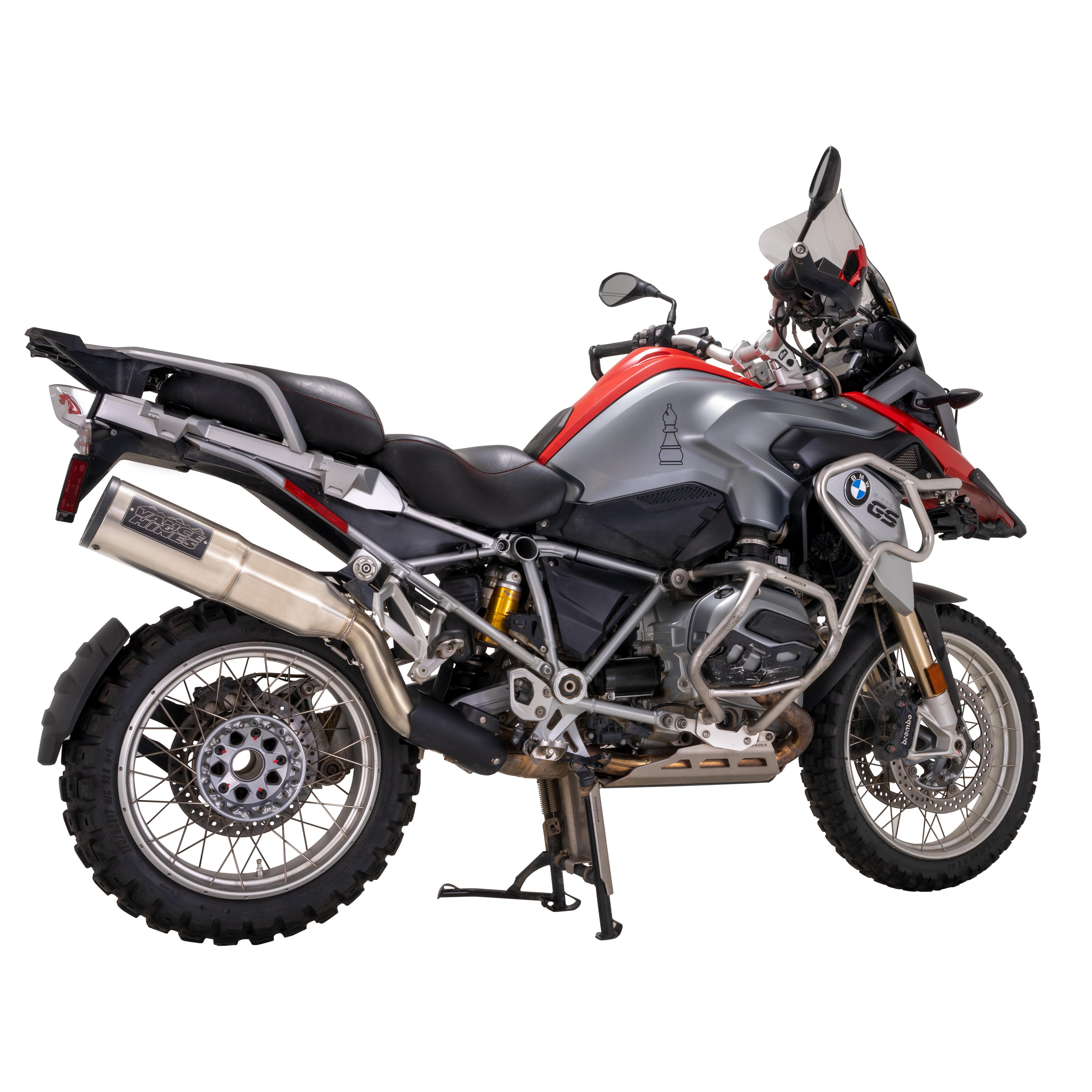 Escape Vance & Hines Adventure Hi Output 500 para BMW '13-'18 1200 GS/GSA (Cola)