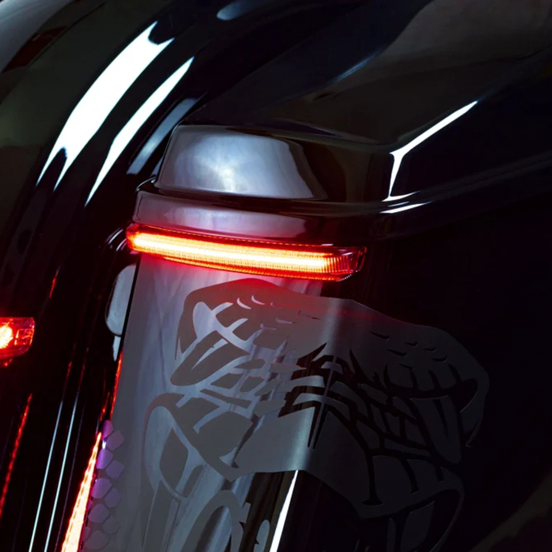 Ciro Luces de Alforjas Bag Blades® Ambar / Rojo LED Direccionales Ambar para Harley Davidson