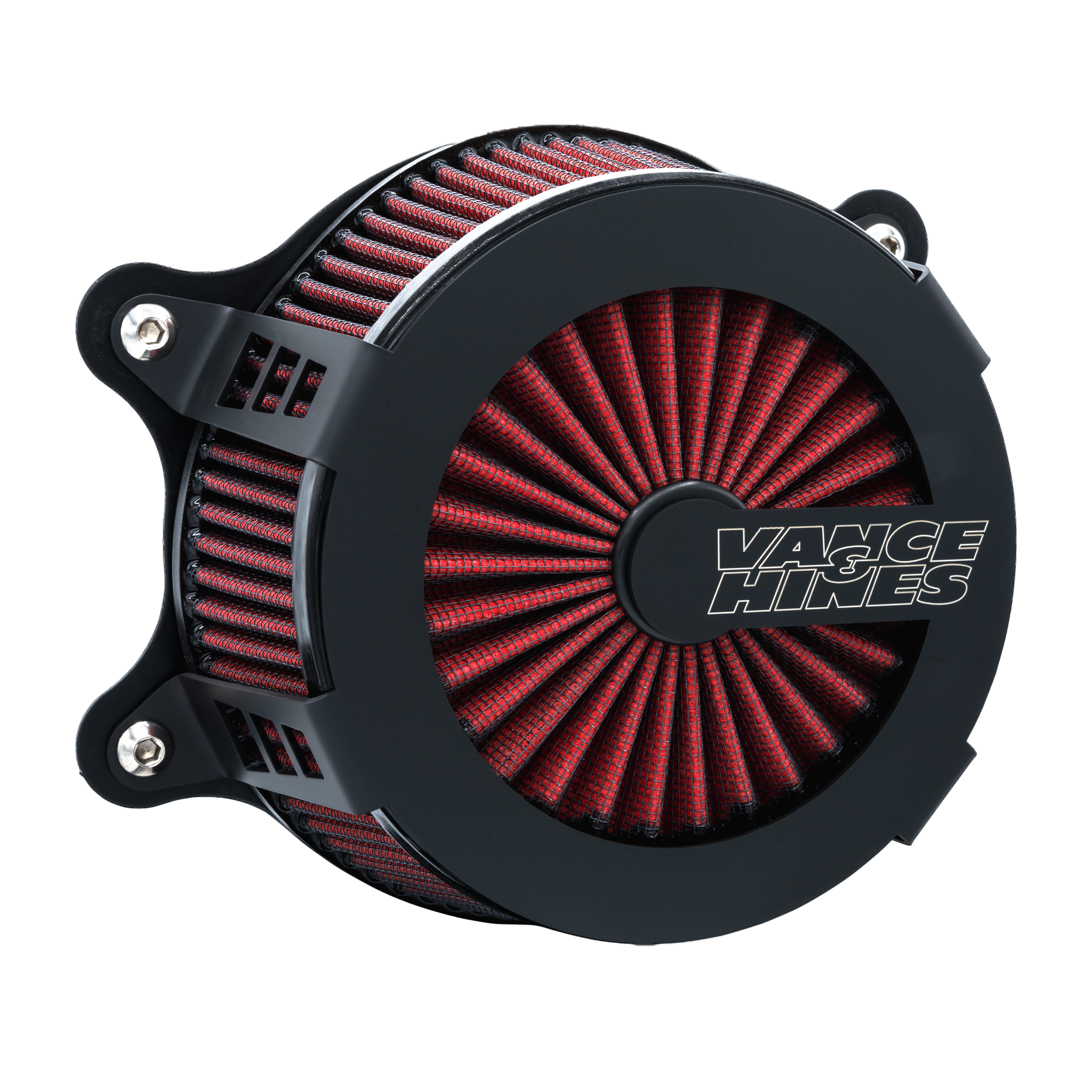 Filtro de Aire Vance & Hines VO2 Cage Fighter Negro para Harley Davidson '17-'24 Touring / '17-'24 Tri Glide / '18-'24 Softail - Caja Abierta 📦