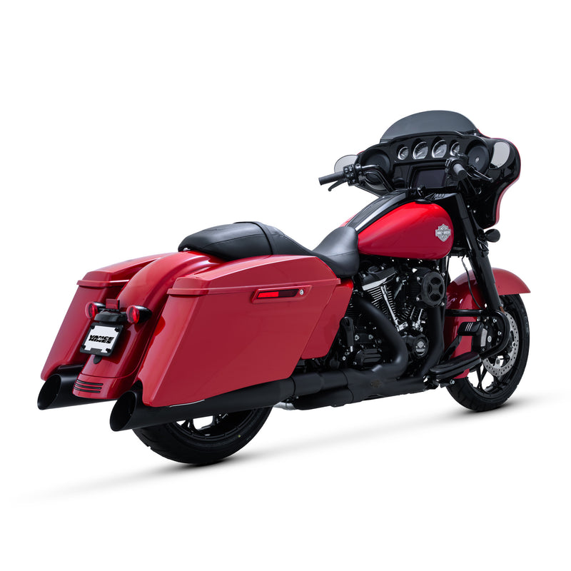 Escape Vance & Hines Power Duals Negro para Harley Davidson '09-16 Touring (Headers)