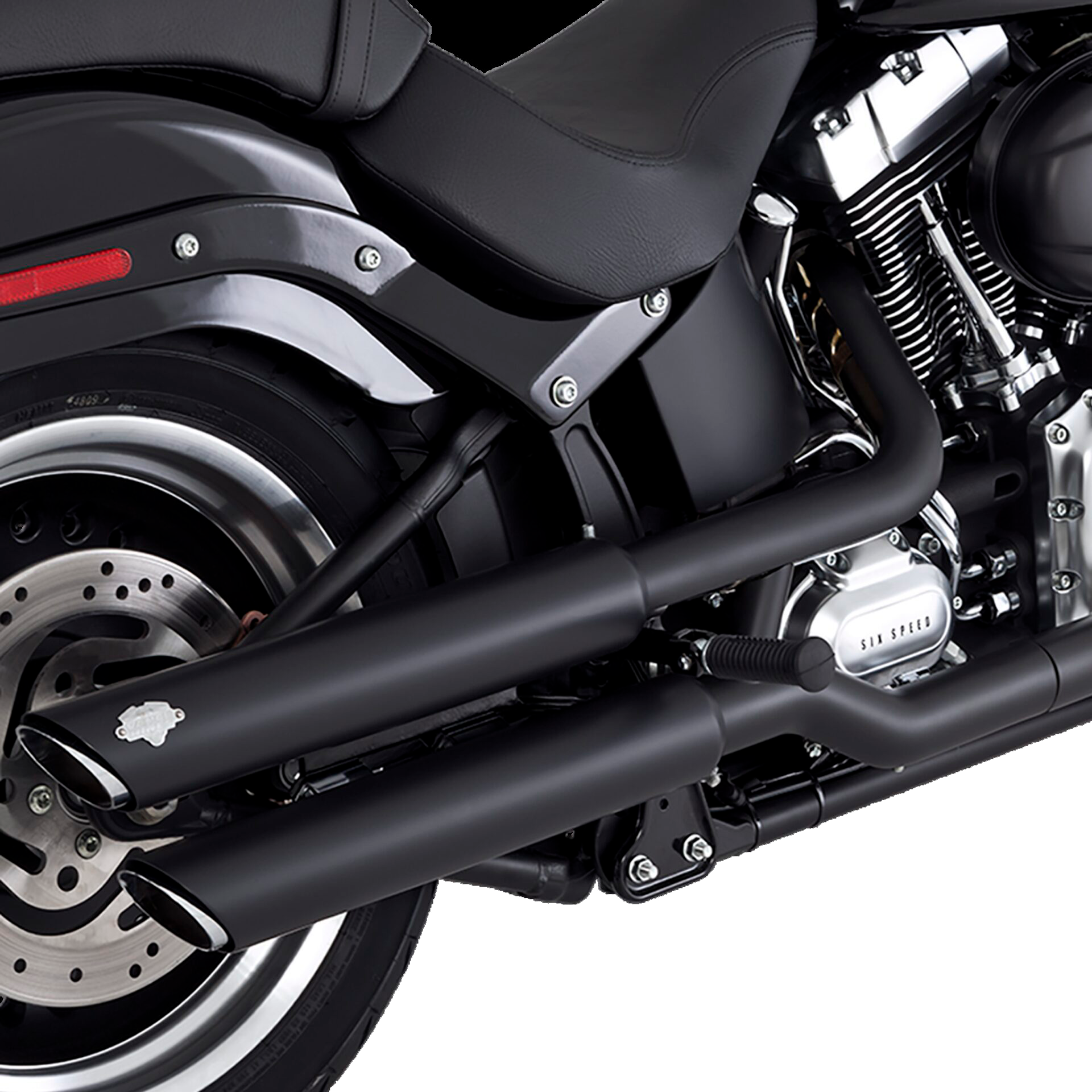 Escape Vance & Hines Twin Slash para Harley Davidson '07-'17 Softail Fat Boy