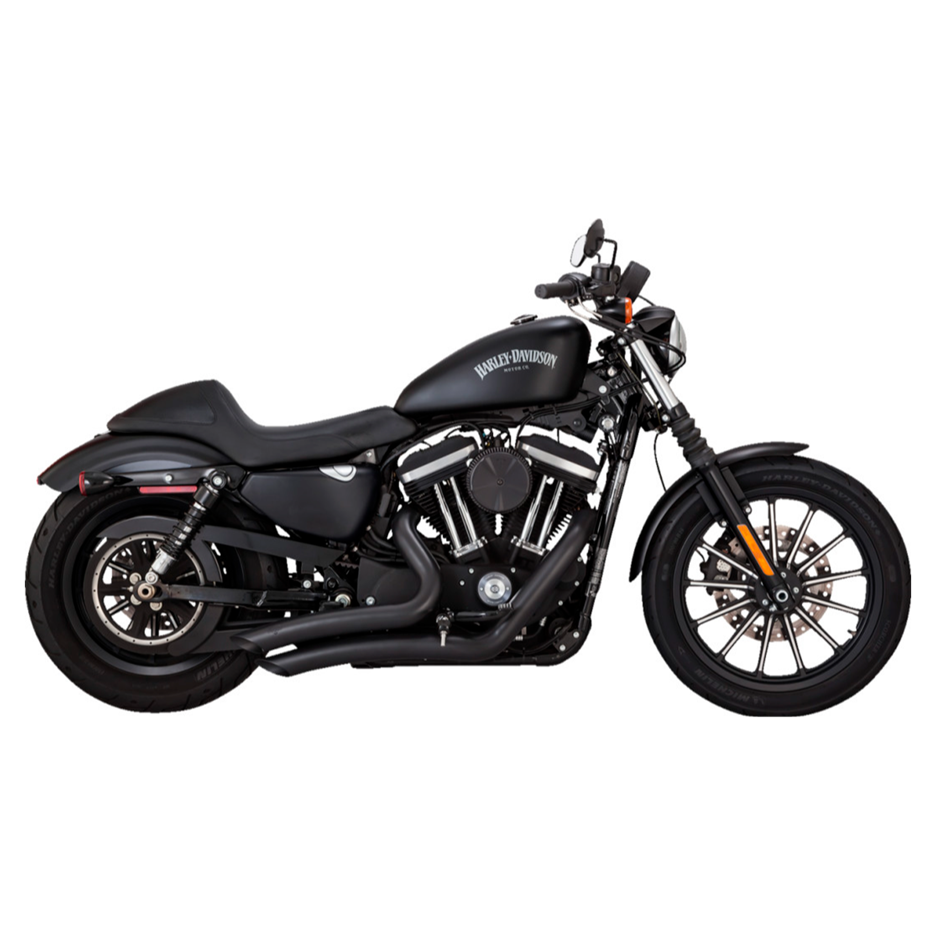 Escape Vance & Hines Big Radius Negro para Harley Davidson '14-'22 Sportster (Sistema Completo)
