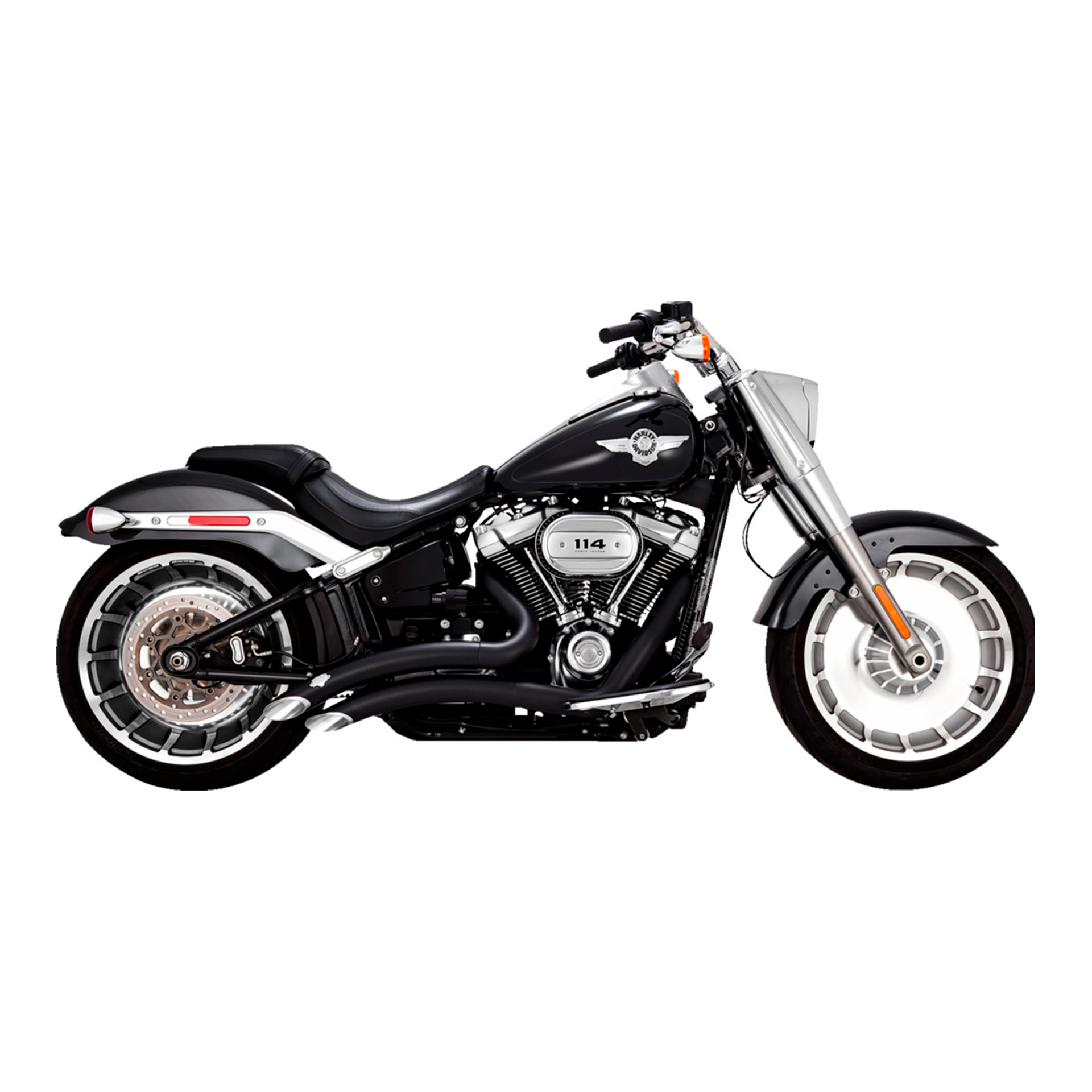 Escape Vance & Hines Big Radius Negro para Harley Davidson Softail '18-'24 Fat Boy / Breakout (Sistema Completo)
