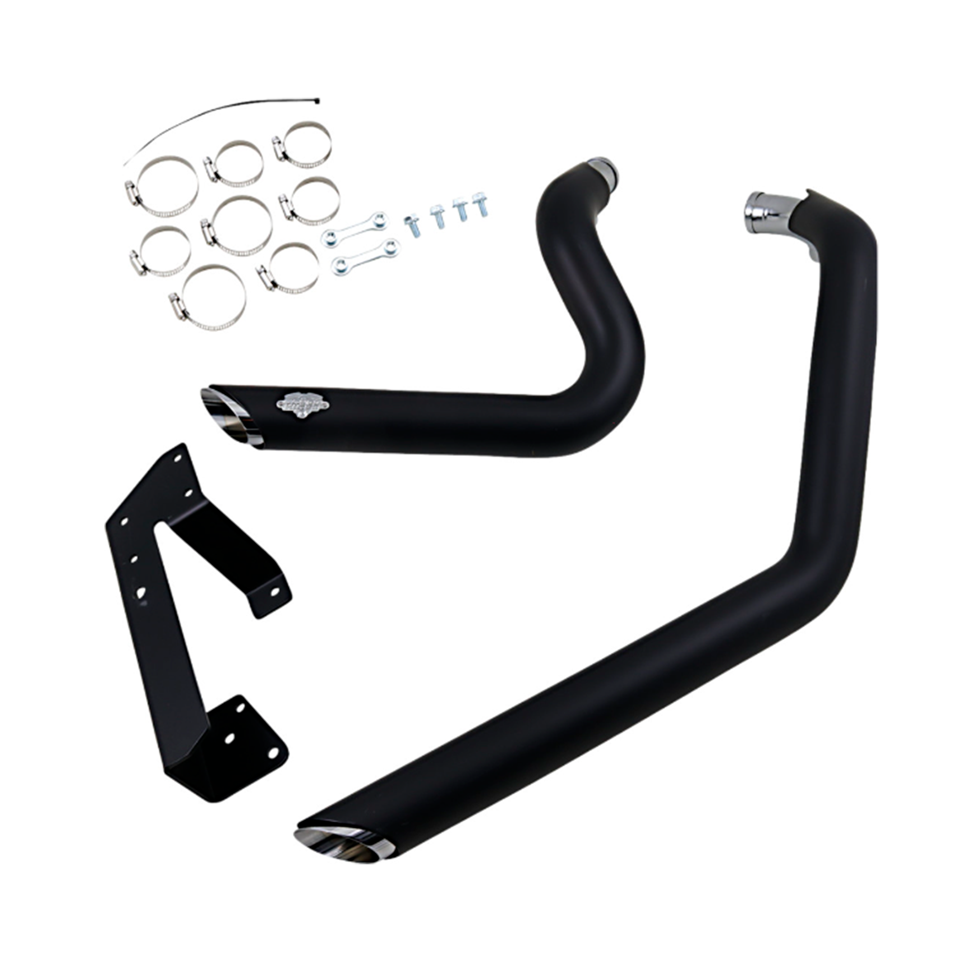 Escape Vance & Hines Shortshots Staggered Negro para Harley Davidson '04-'13 Sportster (Sistema Completo)