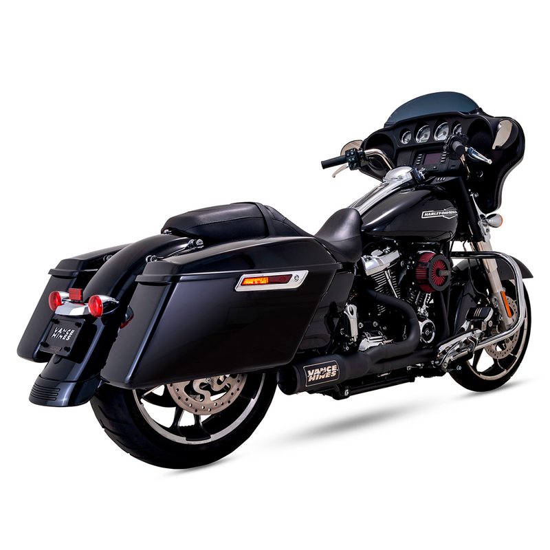 Escape Vance & Hines Hi Output RR Negro para Harley Davidson '17-'24 Touring (Sistema Completo)