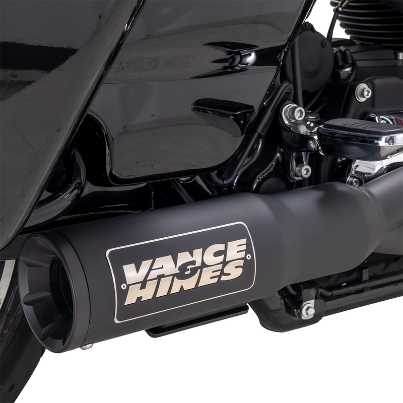Escape Vance & Hines Hi Output RR Negro para Harley Davidson '17-'24 Touring (Sistema Completo)