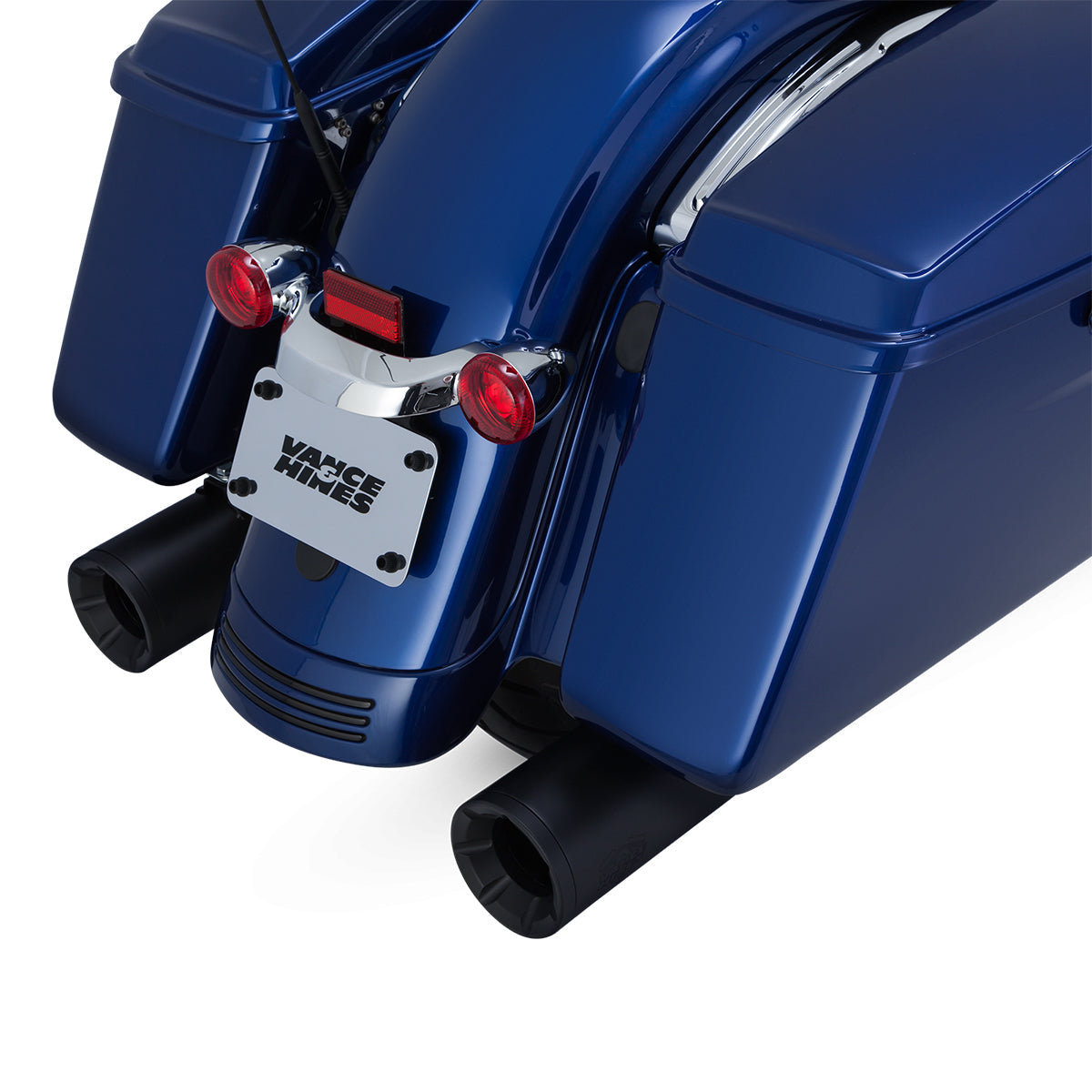 Escape Vance & Hines Eliminator 400 Slip Ons Negro para Harley Davidson '17-'25 Touring (Colas)