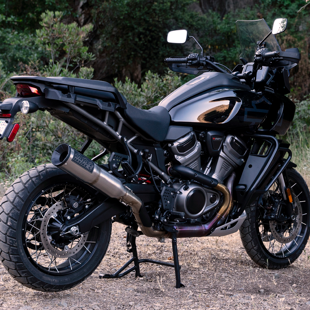 Escape Vance & Hines Adventure Hi-Output 450 Brushed para Harley Davidson Pan America 1250 (Cola)