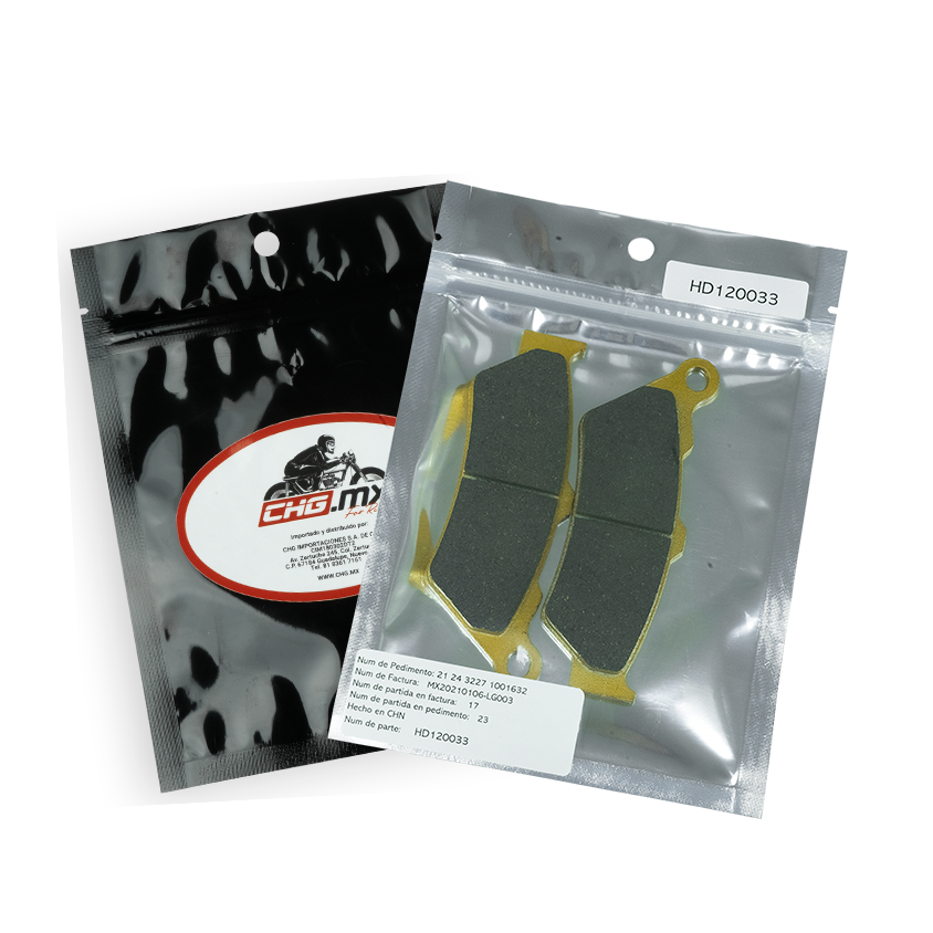 CHG.MX For Riders Balatas Frontales Semi Metalicas para Harley Davidson '15-'20 Street