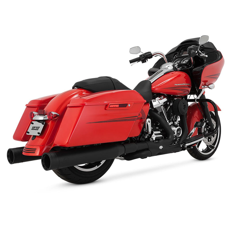 Escapes Vance & Hines Power Duals Black Para Motocicletas Harley Davidson '17-'23 Touring (Headers)
