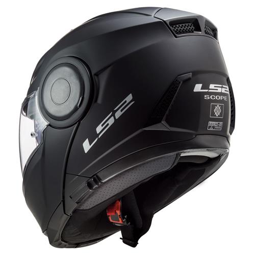 Casco Abatible LS2 Scope Solid Negro Mate FF902