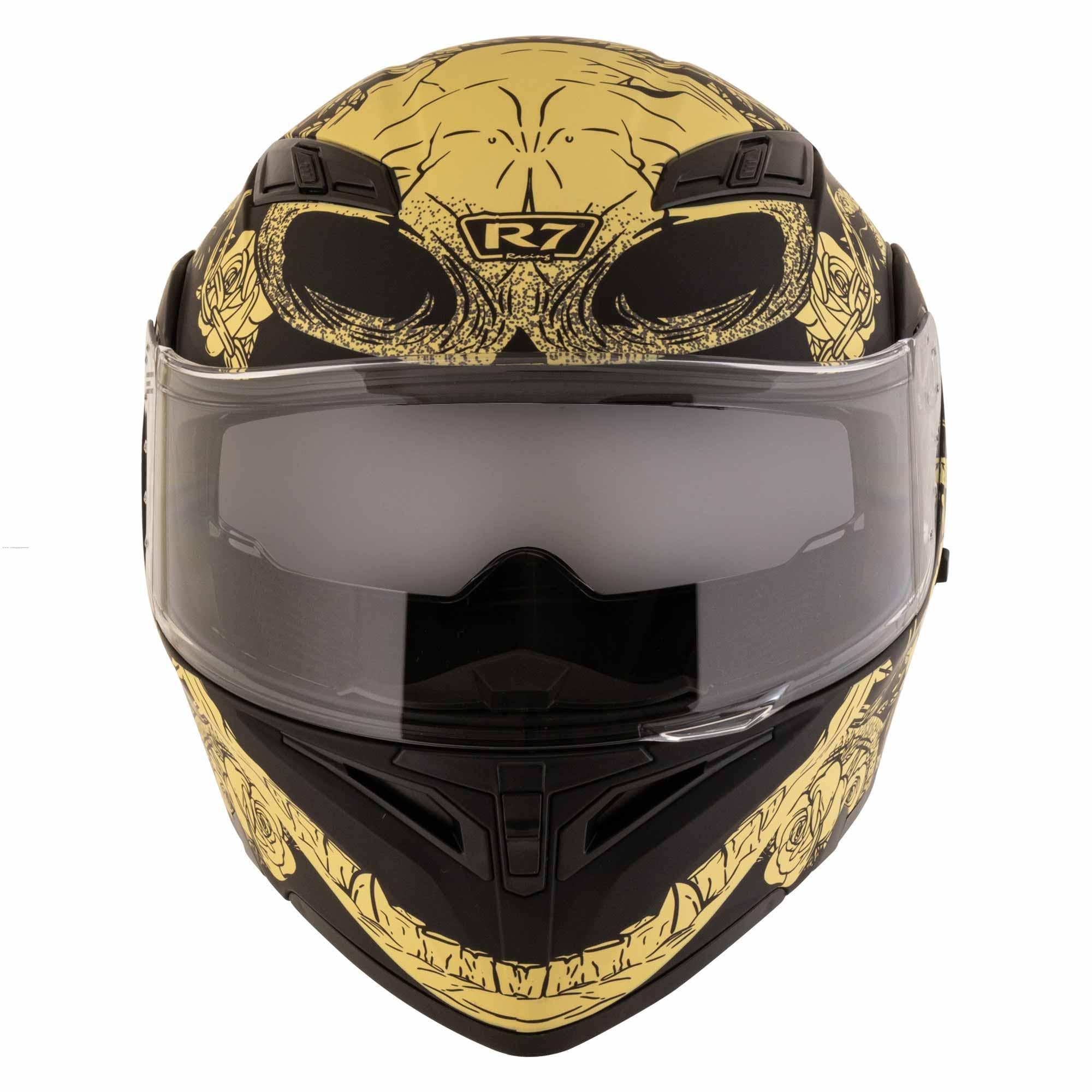 Casco Abatible R7 Racing Unscarred Kalaveras DOT