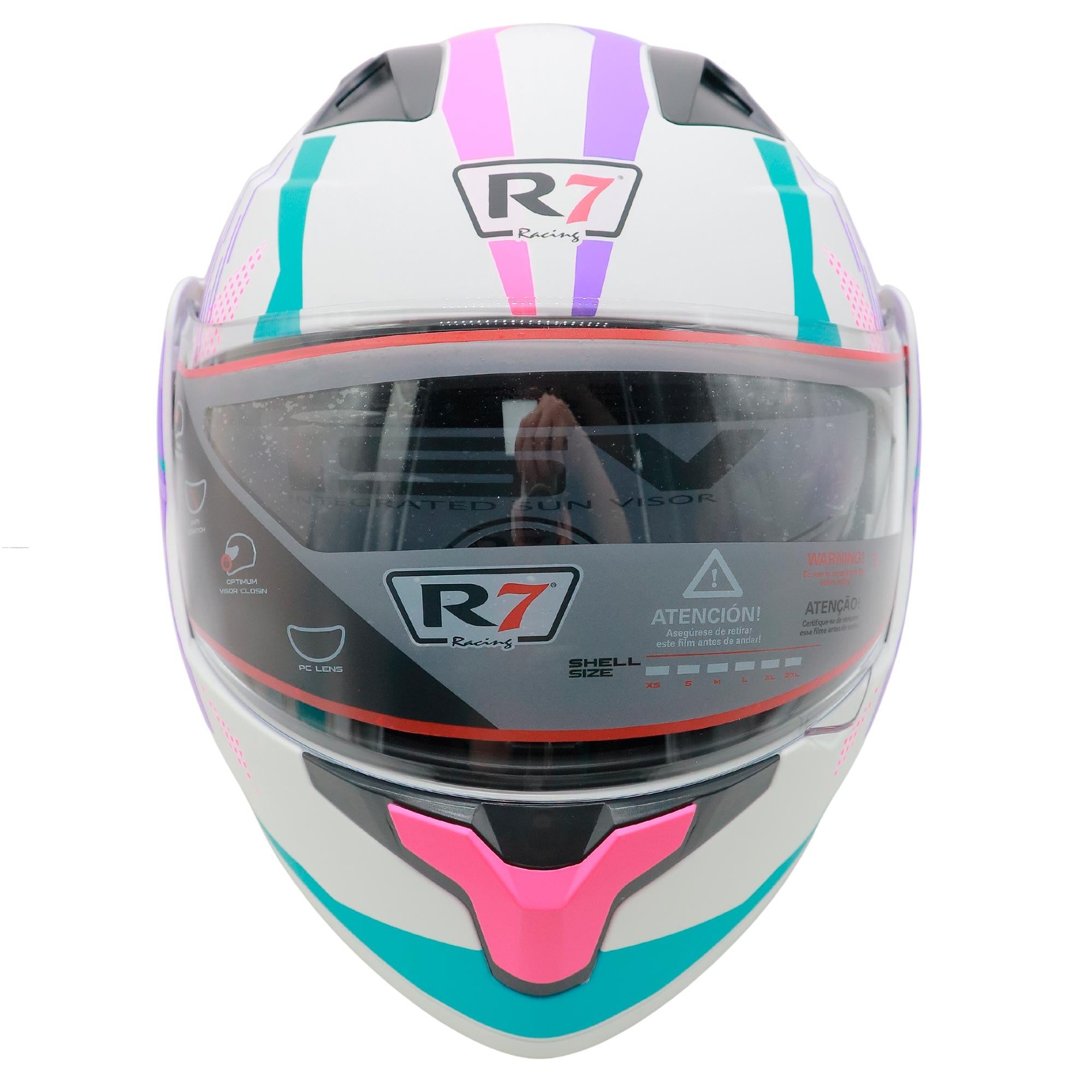 Casco Abatible R7 Racing Dynatos Hebe DOT