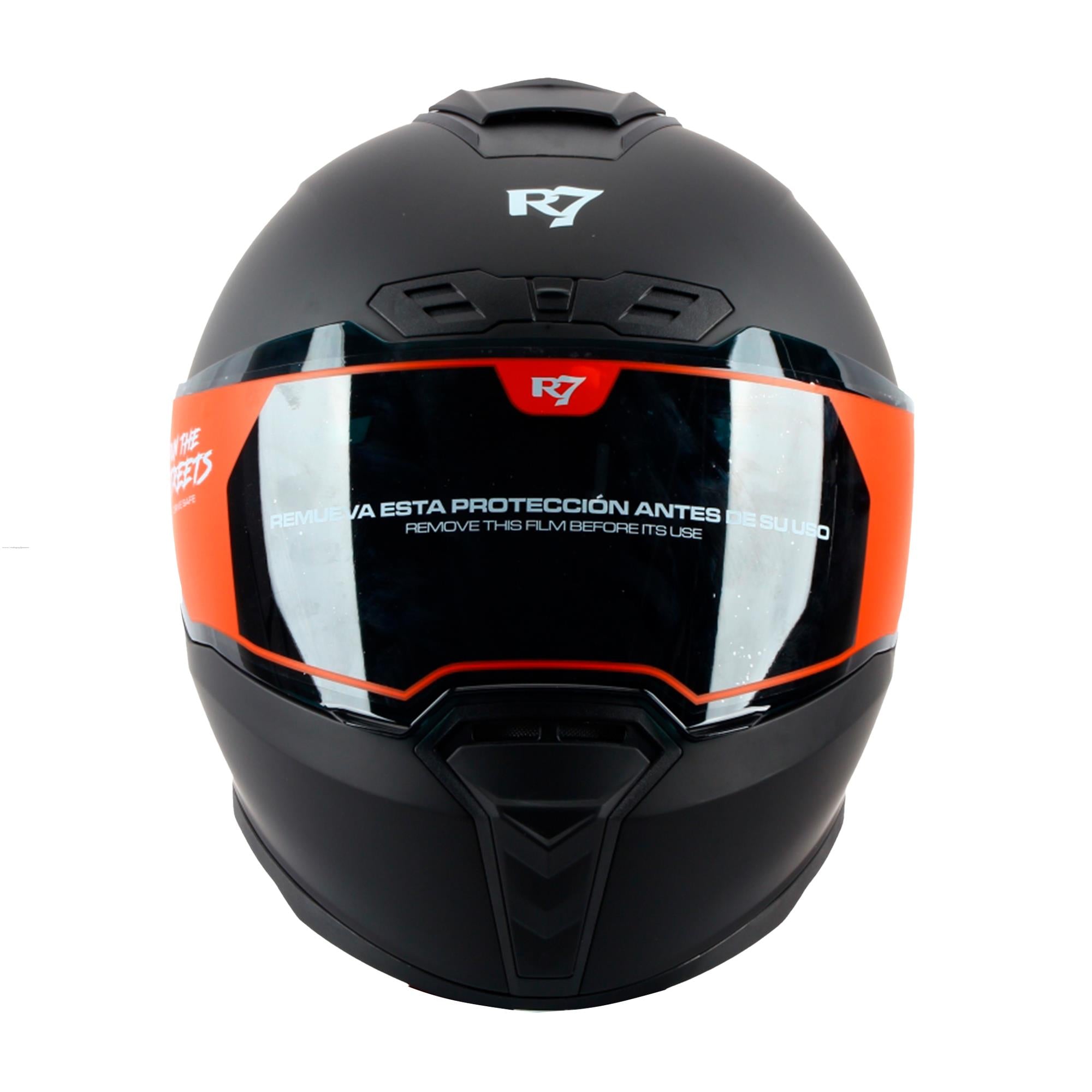 Casco Cerrado R7 Racing Sentry ECE Negro Mate