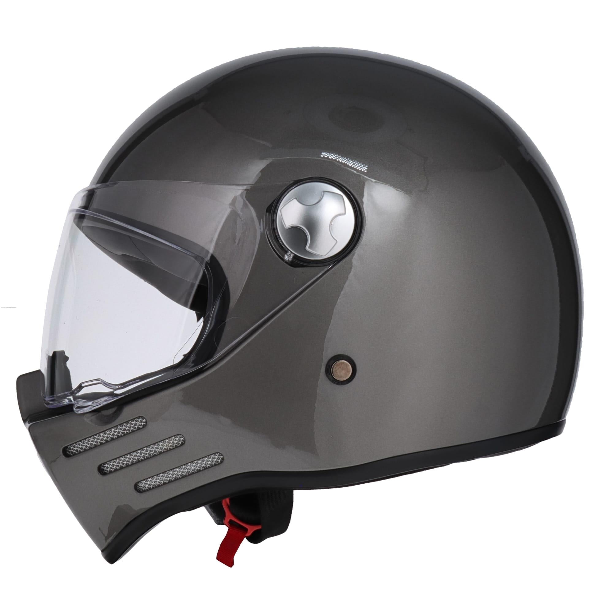 Casco Cerrado R7 Racing Clancy DOT Gris Brillante