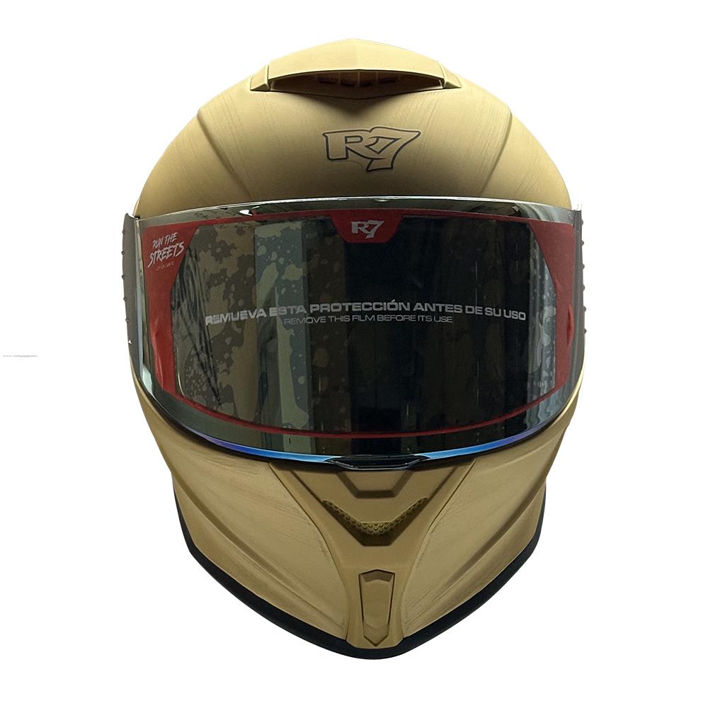 Casco Cerrado R7 Racing Badder ECE Dorado