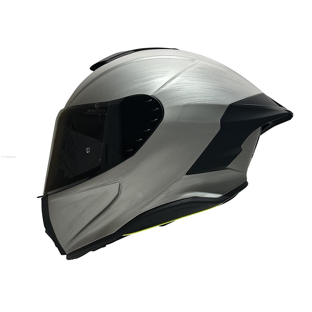 Casco Cerrado R7 Racing Badder ECE Gris