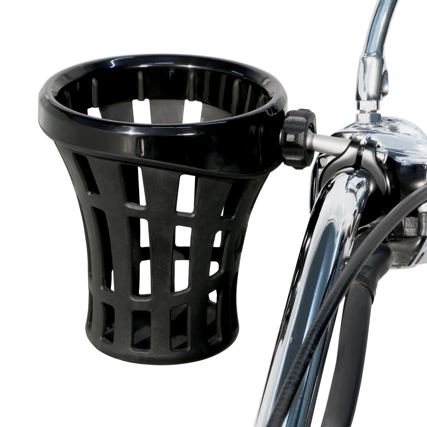 Ciro Porta Vaso Negro Big Ass® con Abrazadera para Manillares de 7/8″ - 1″
