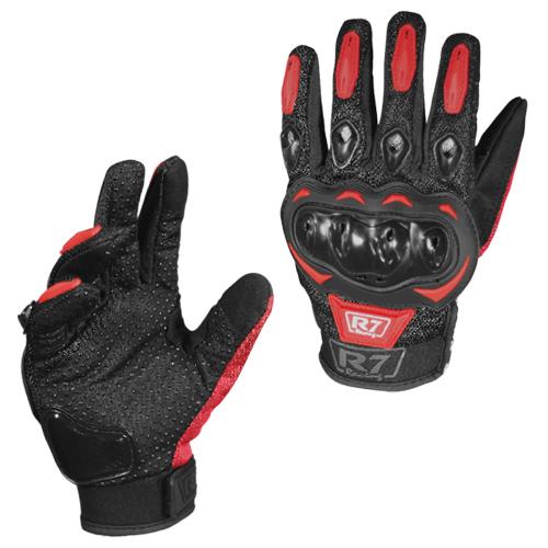 Guantes Motociclista R7 Racing Rojo R7-2 Touch