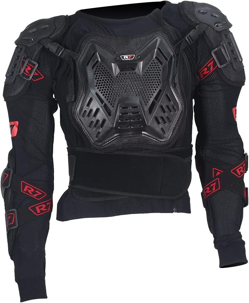Protector de Cuerpo en Chaleco R7 Racing Negro Resilient