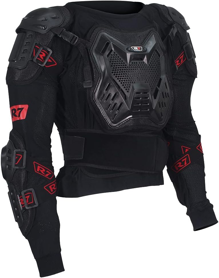 Protector de Cuerpo en Chaleco R7 Racing Negro Resilient