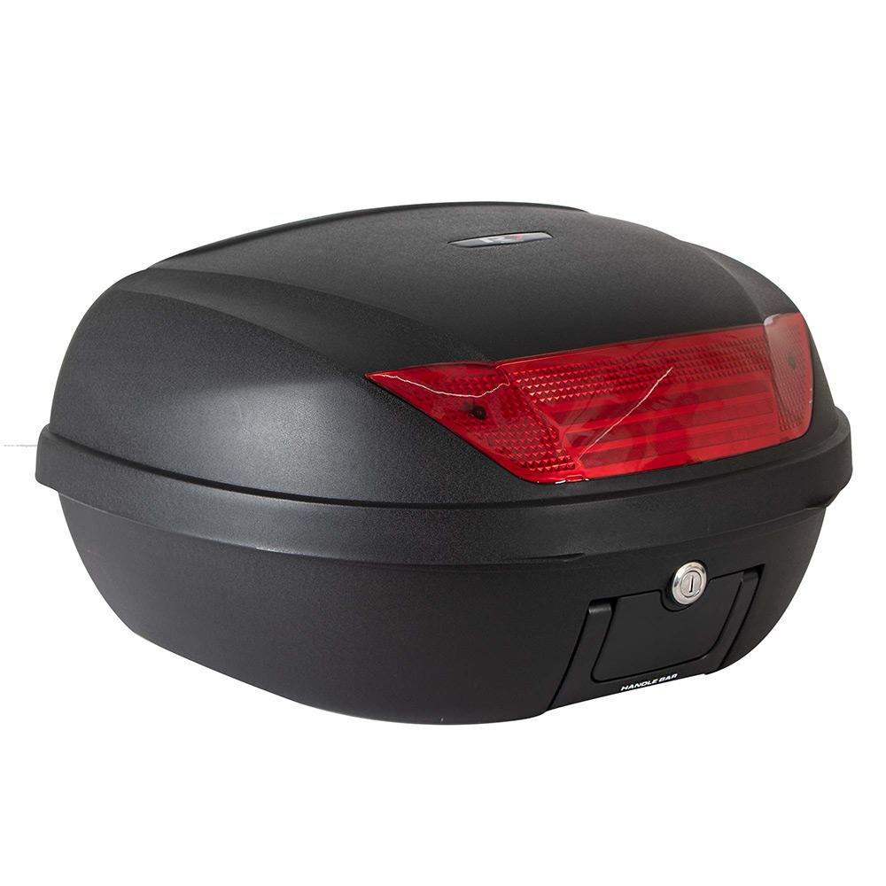 Baul Trasero Motocicleta R7 Racing R03 Negro 52 Lts