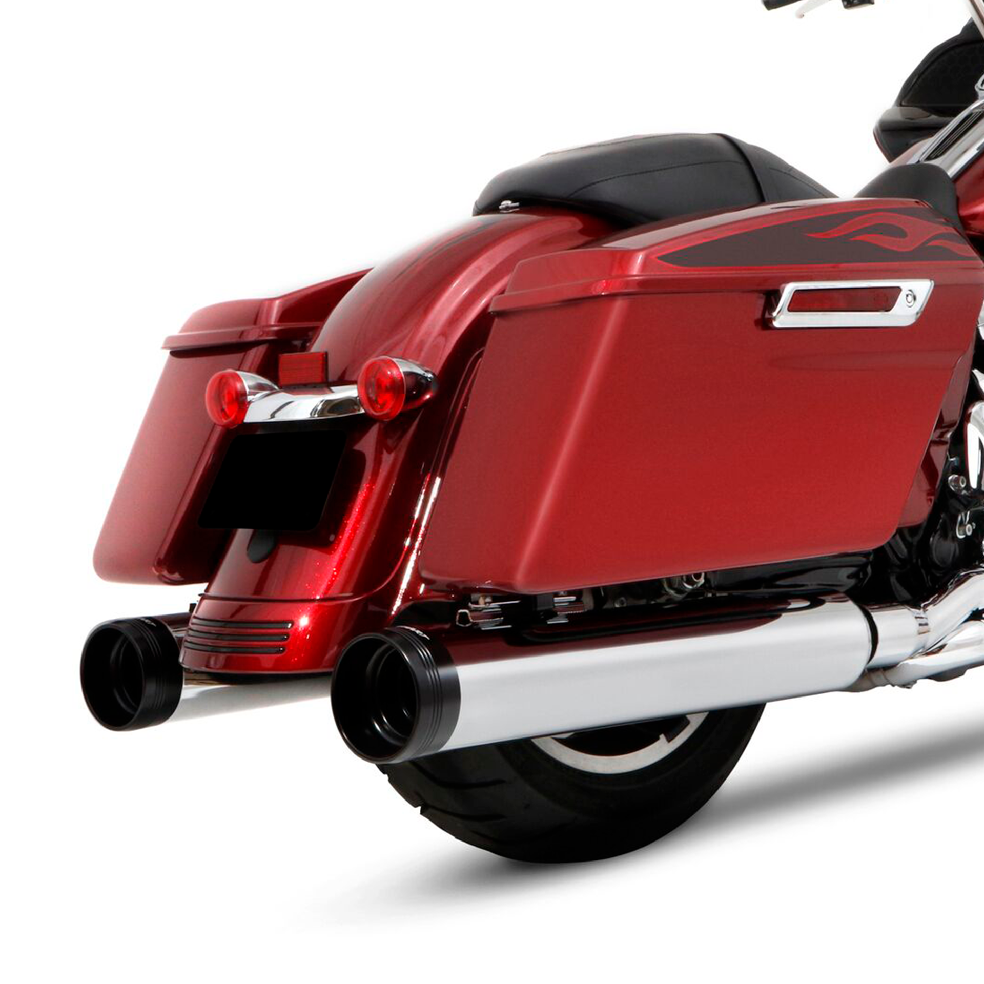Escape Rinehart Racing 4.5" DBX45 Slip Ons Cromo para Harley Davidson '17-'25 Touring (Colas)