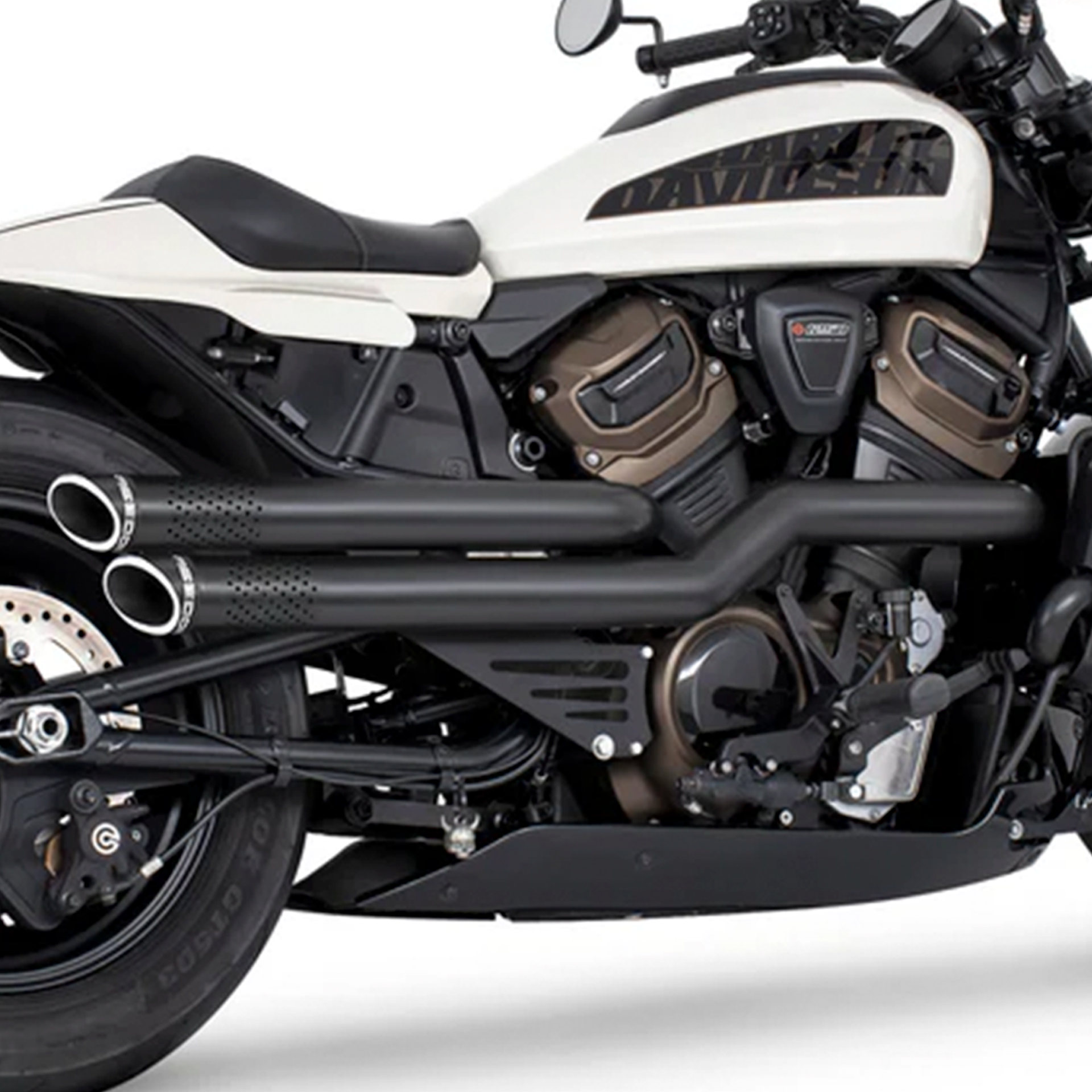 Escape Freedom Performance Independence Negro para Harley Davidson '22-'25 Sportster S (Sistema Completo)