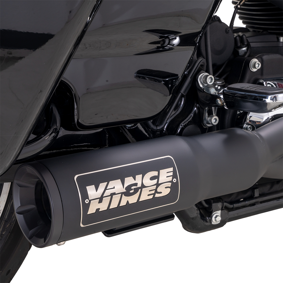 Escape Vance & Hines Hi Output RR Negro para Harley Davidson '17-'25 Touring (Sistema Completo)