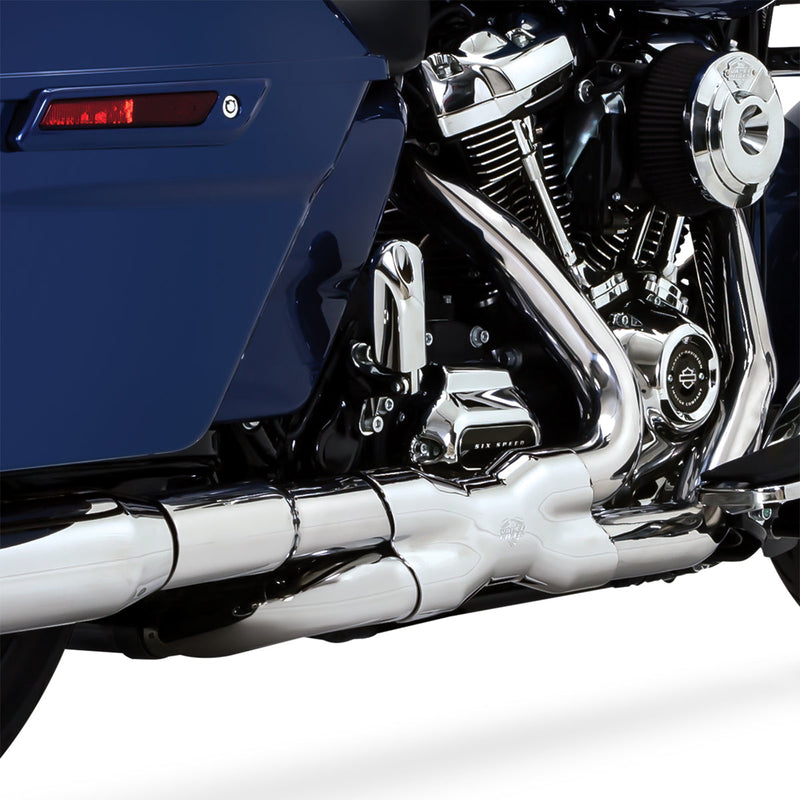 Escape Vance & Hines Power Duals Cromo para Harley Davidson '17-'24 Touring (Headers)