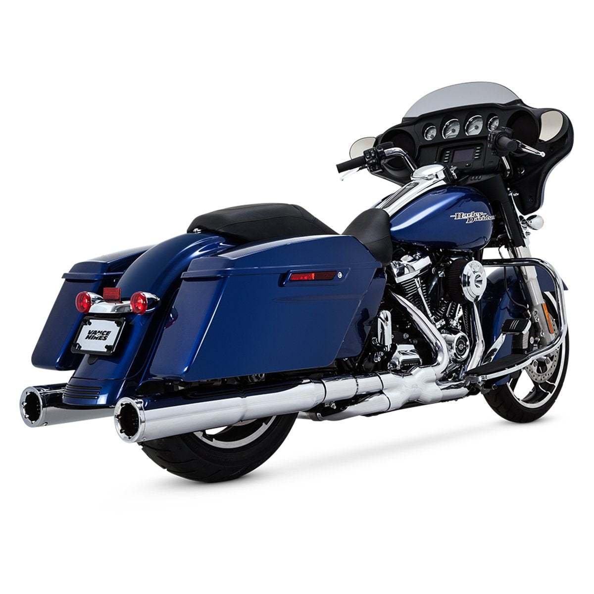 Escape Vance & Hines Power Duals Cromo para Harley Davidson '17-'25 Touring (Headers)
