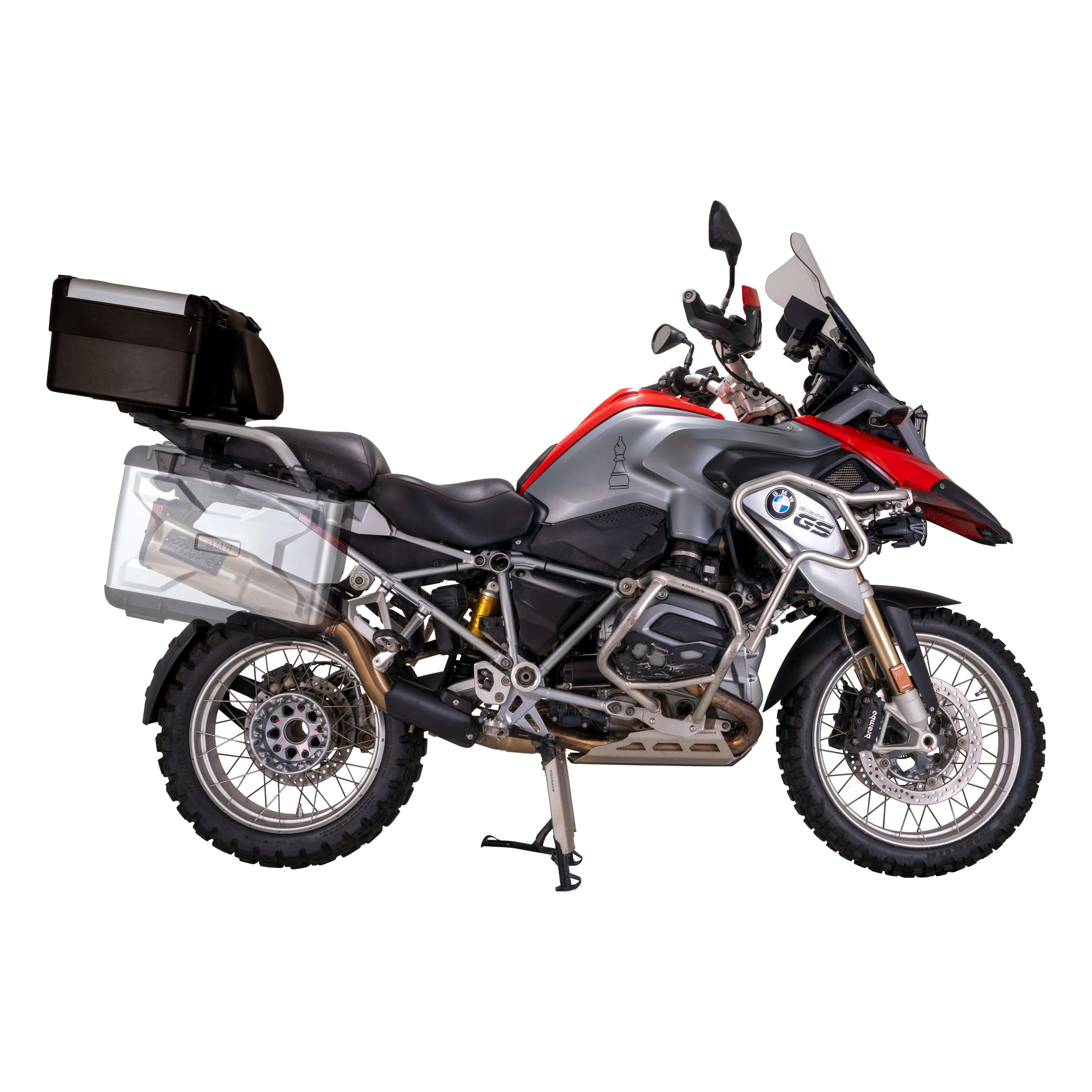Escape Vance & Hines Adventure Hi Output 500 para BMW '13-'18 1200 GS/GSA (Cola)