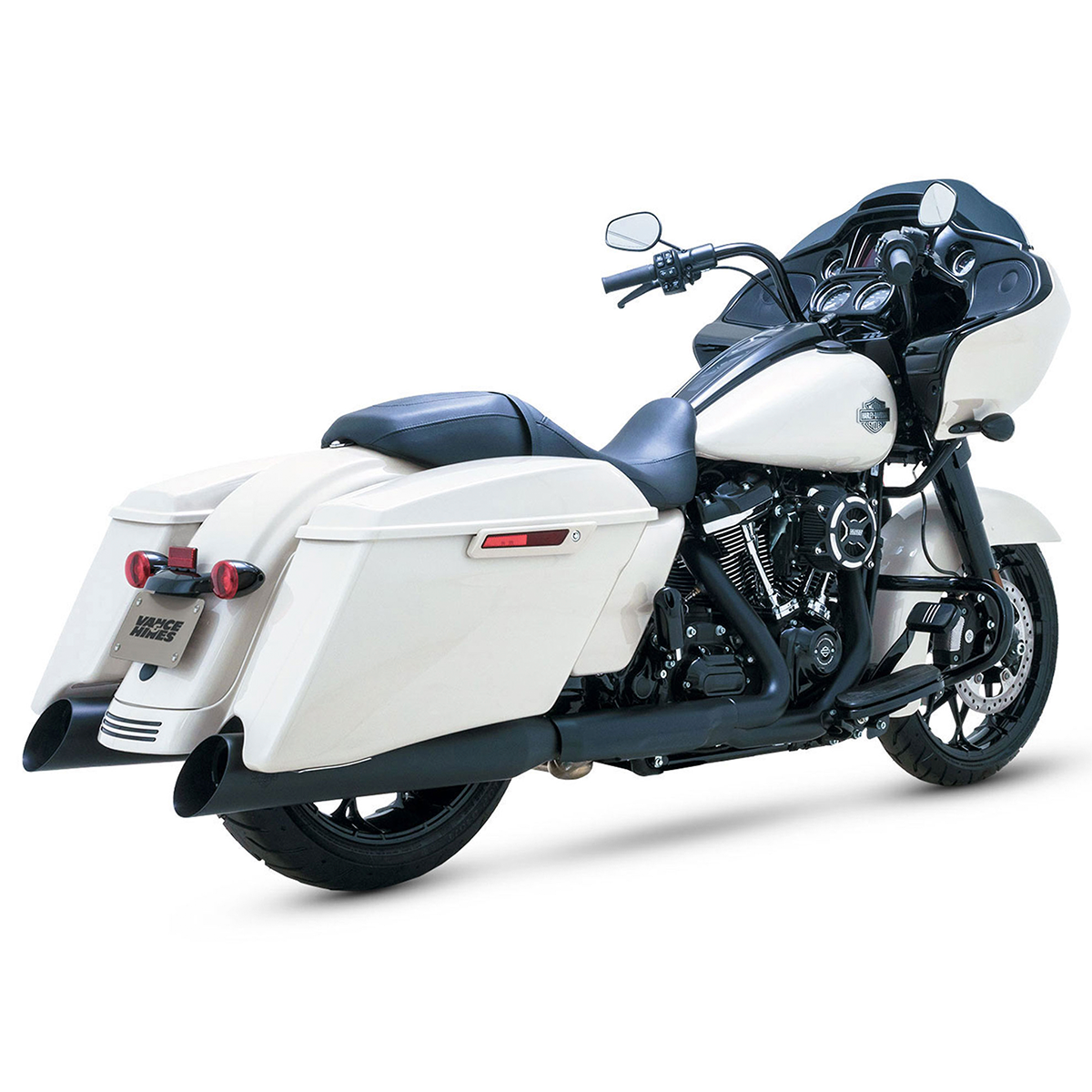 Escape Vance & Hines Backslash 450 Slip Ons para Harley Davidson '17-'25 Touring (Colas)