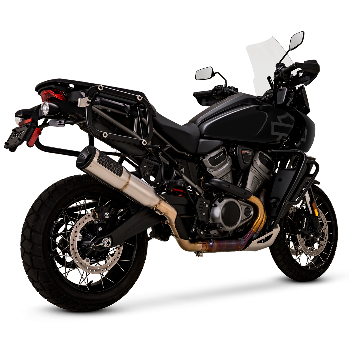 Escape Vance & Hines Adventure Hi-Output 450 Brushed para Harley Davidson Pan America 1250 (Cola)