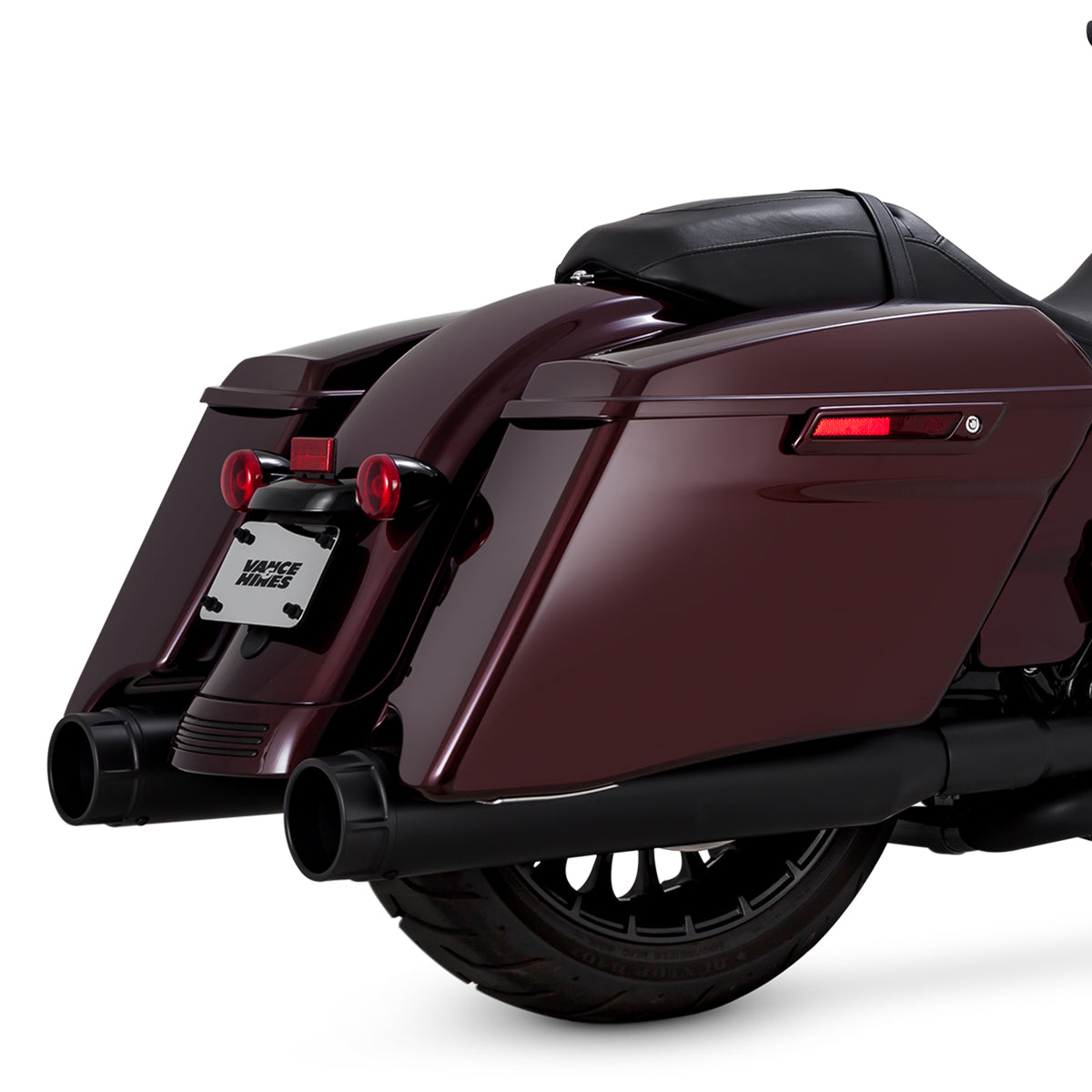 Escape Vance & Hines Torquer 450 Slip Ons Negro para Harley Davidson '17-'25 Touring (Colas)