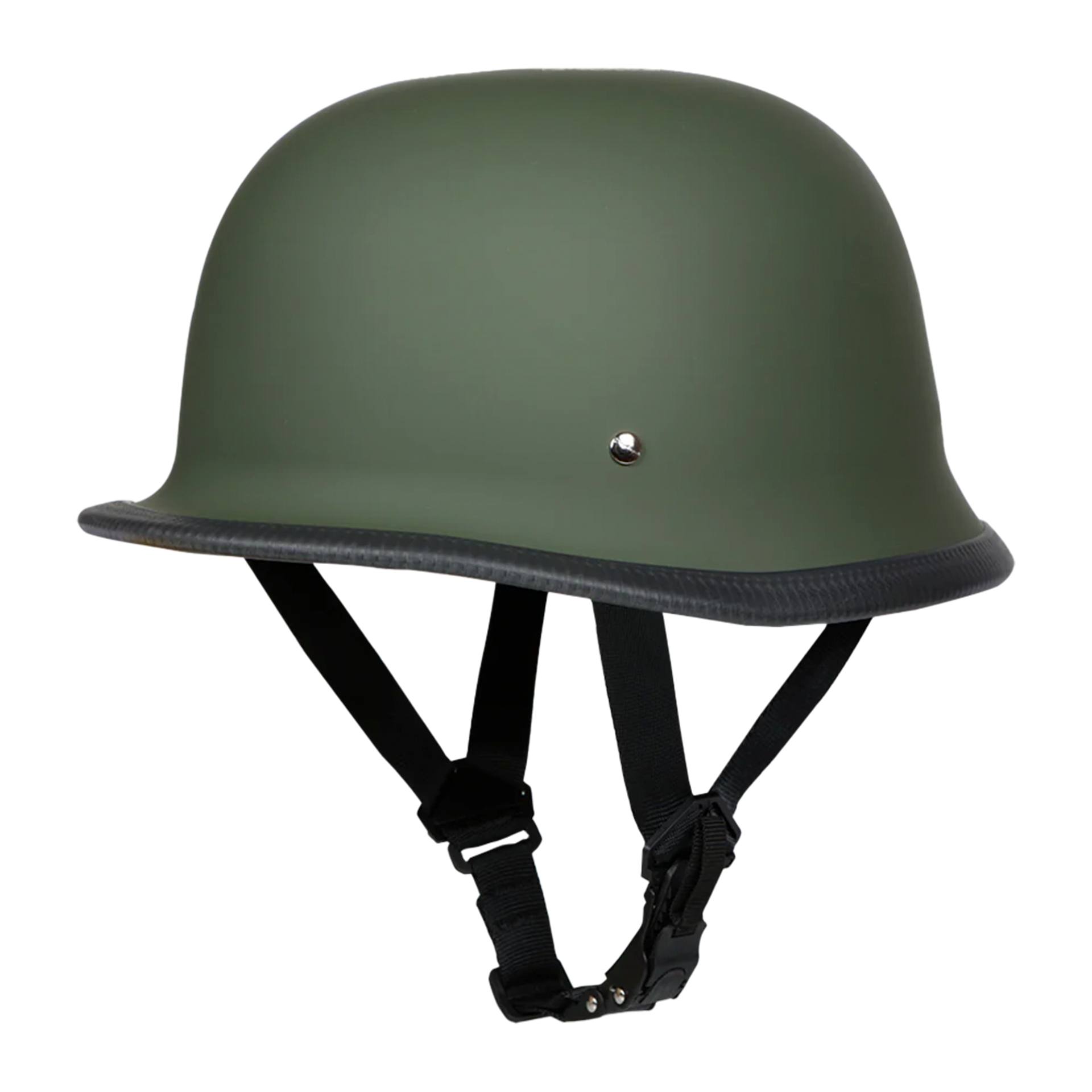 Casco Abierto Daytona Helmets D.O.T. Novelty Alemán - Verde Militar