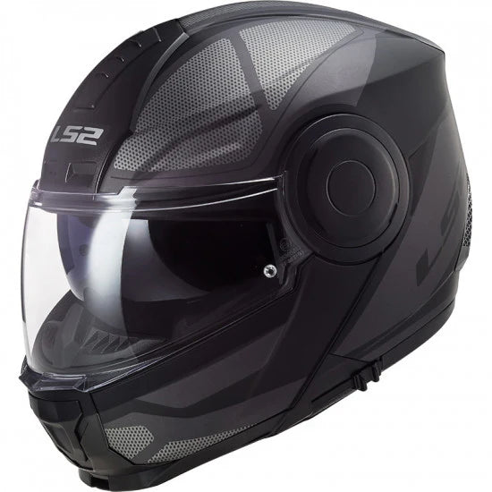 Casco Abatible LS2 Scope II Axis FF902 Negro - Titanium