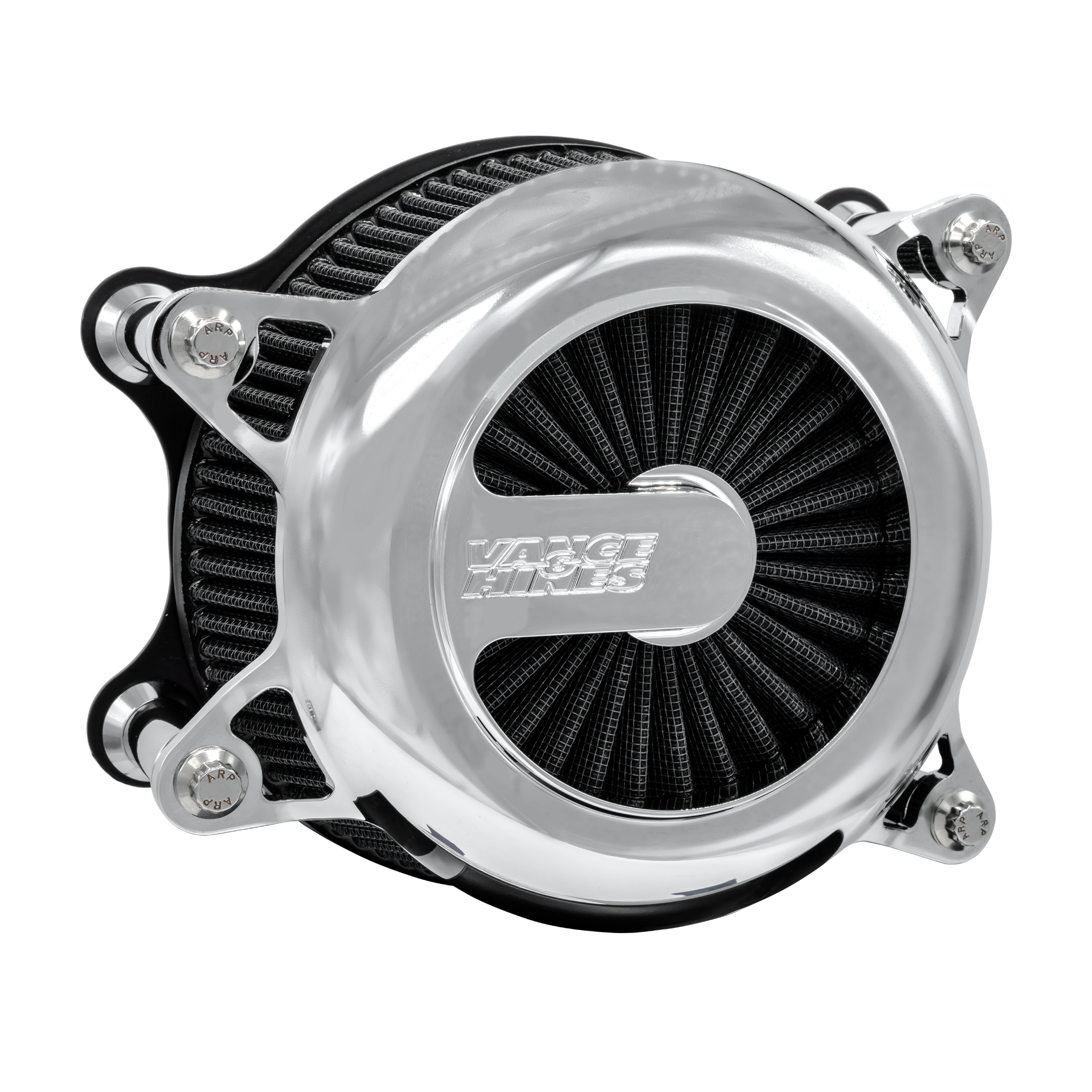 Filtro de Aire Vance & Hines VO2 Rogue Cromo para Harley Davidson '17-'25 Touring / '17-'25 Trike / '18-'25 Softail