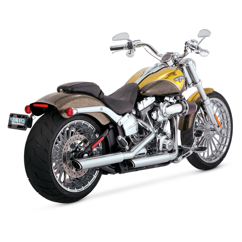Escape Vance & Hines Twin Slash 3" Slip Ons Para Motocicletas Harley Davidson '07-'17 Softail (Colas)