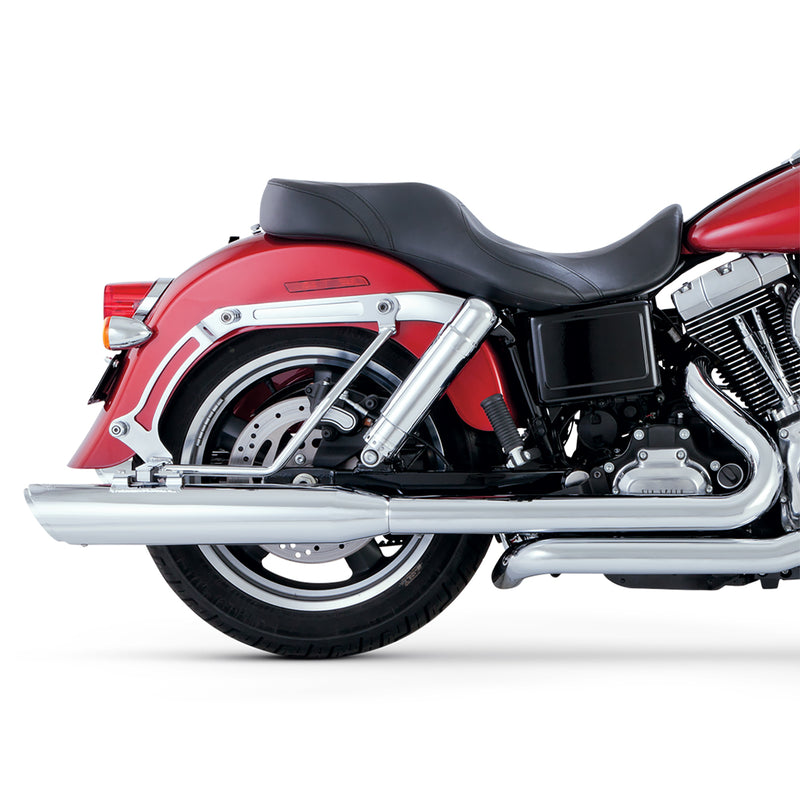 Escape Vance & Hines Switchback Twin Slash Duals para Harley Davidson '12-'16 Dyna Switchback (Sistema Completo)